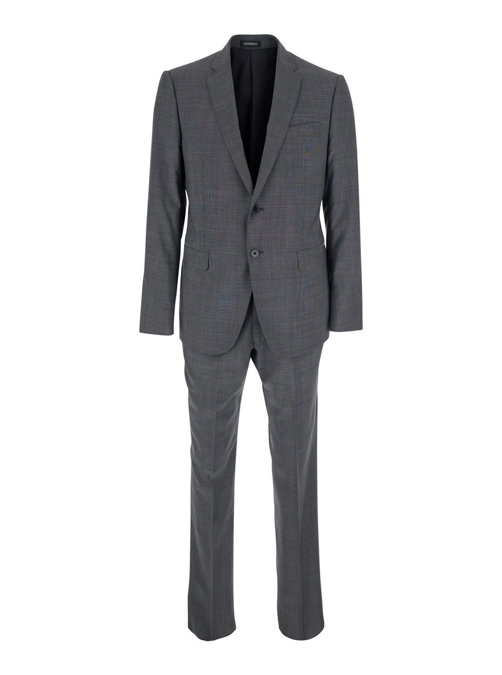 Emporio Armani Completo Nero con Giacca e Pantaloni Slim Fit