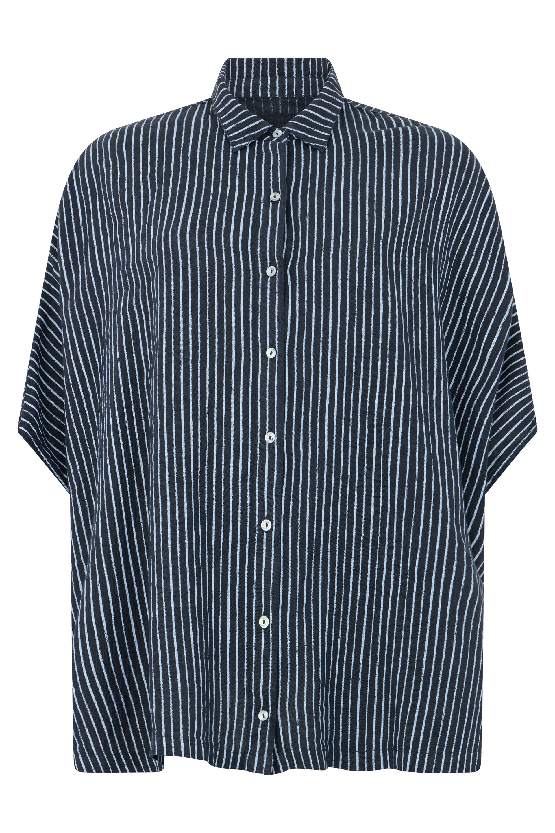 120% Lino Camicia ampia in lino