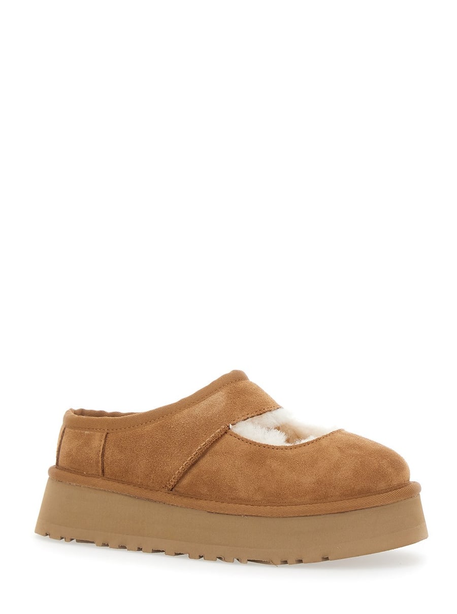 UGG Mule 'Bea Mary Jane' con Dettaglio Cut-Out in Pelle Scamosciata Marroni Donna, view 2