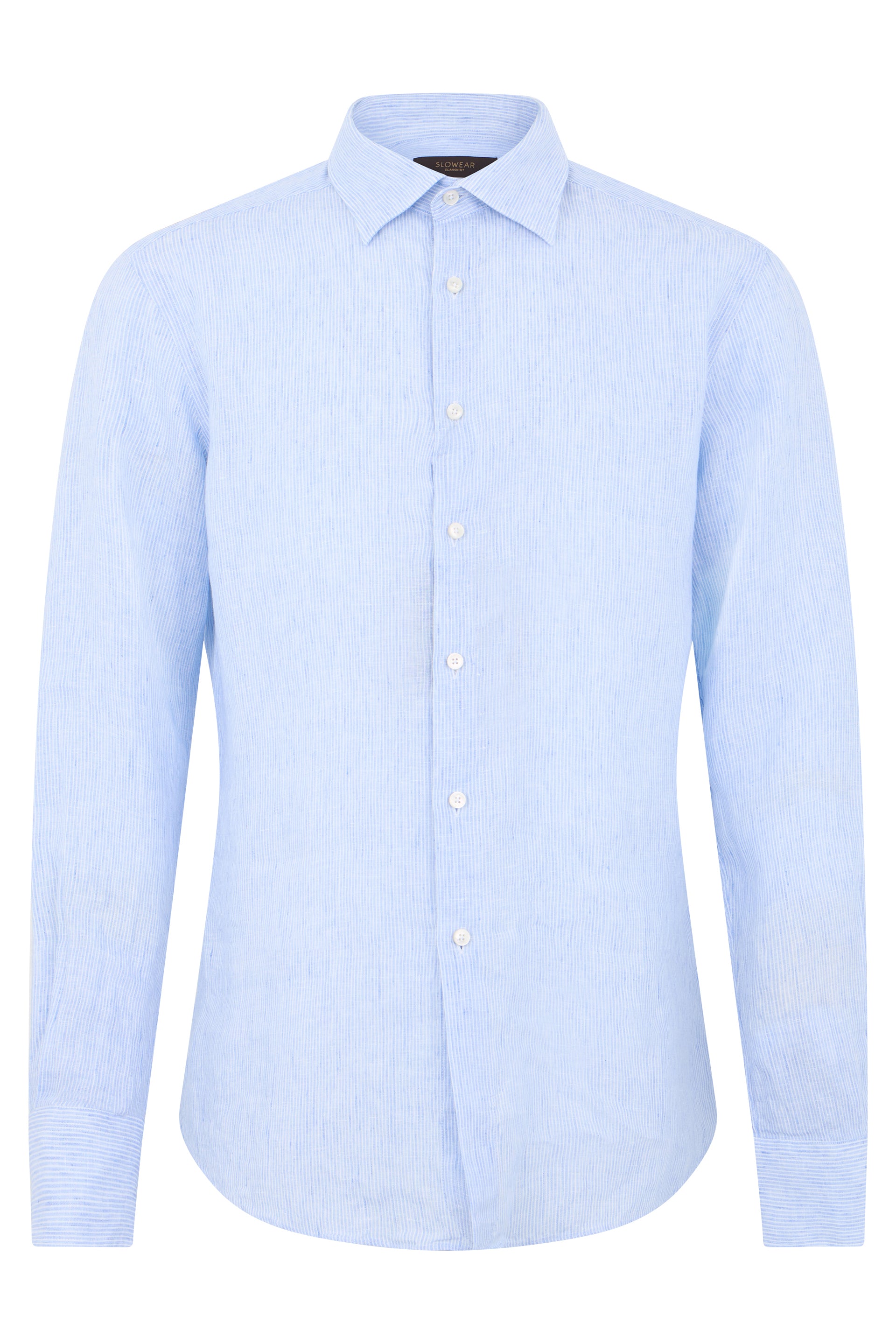 Slowear Camicia in lino a righe