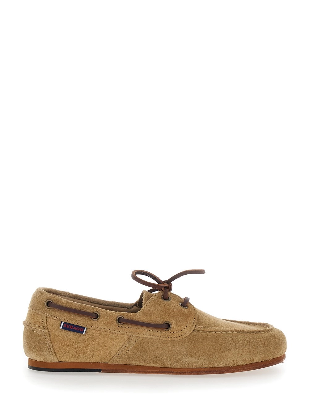 Sebago Mocassini 'OWEN WOMAN' Beige con Punta Arrotondata in Pelle Donna