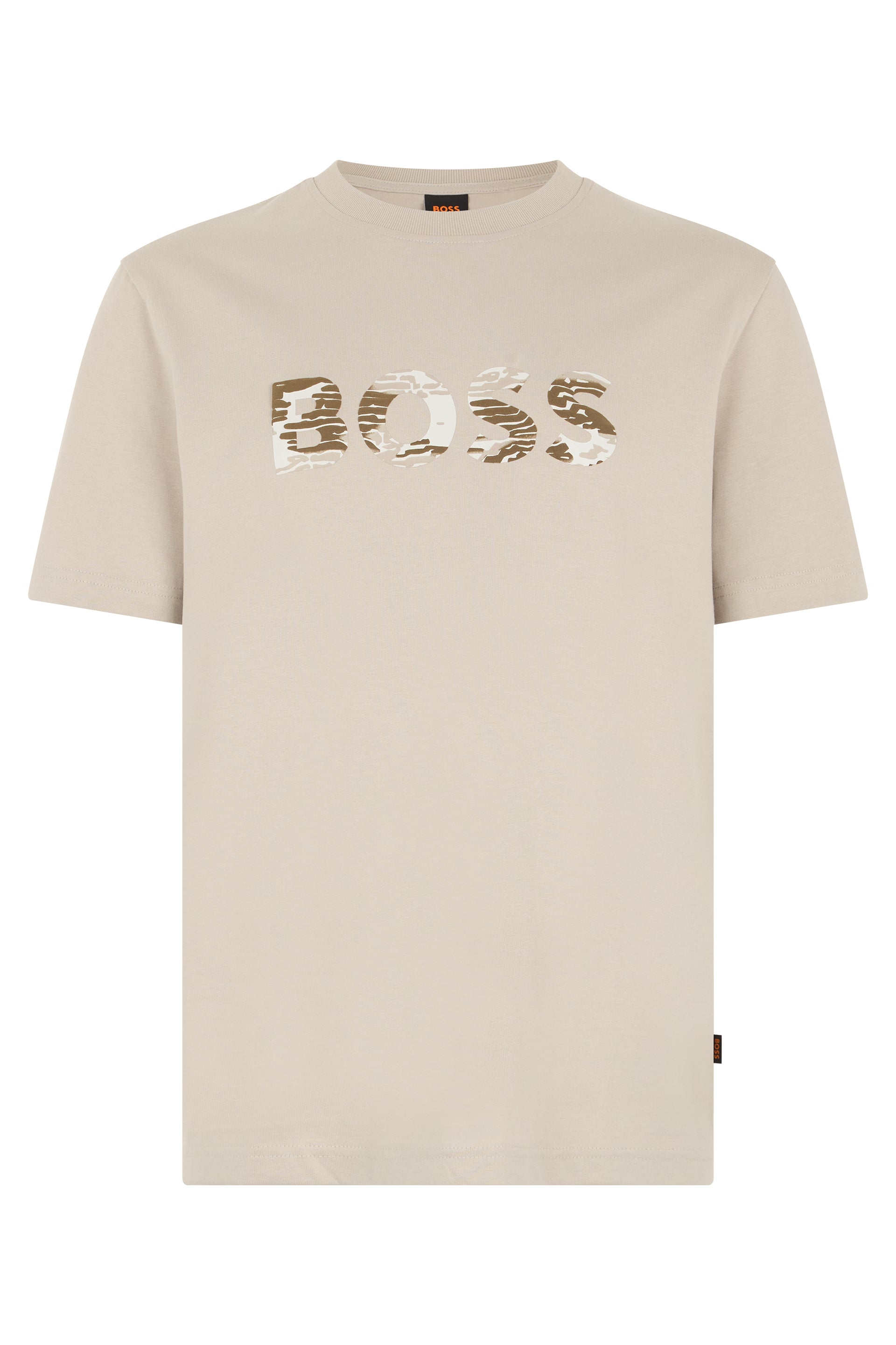 Boss T-shirt in cotone con stampa