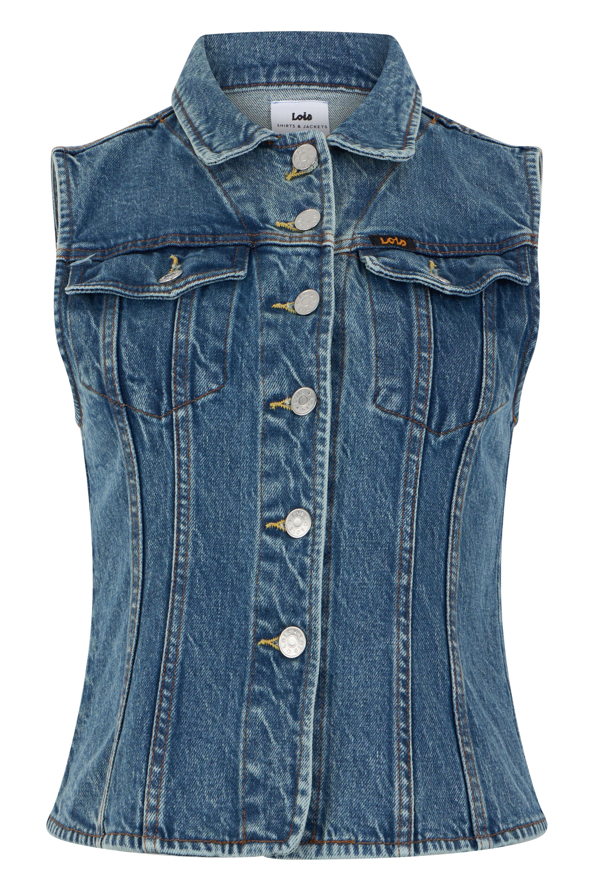 Lois Jeans Gilet in denim