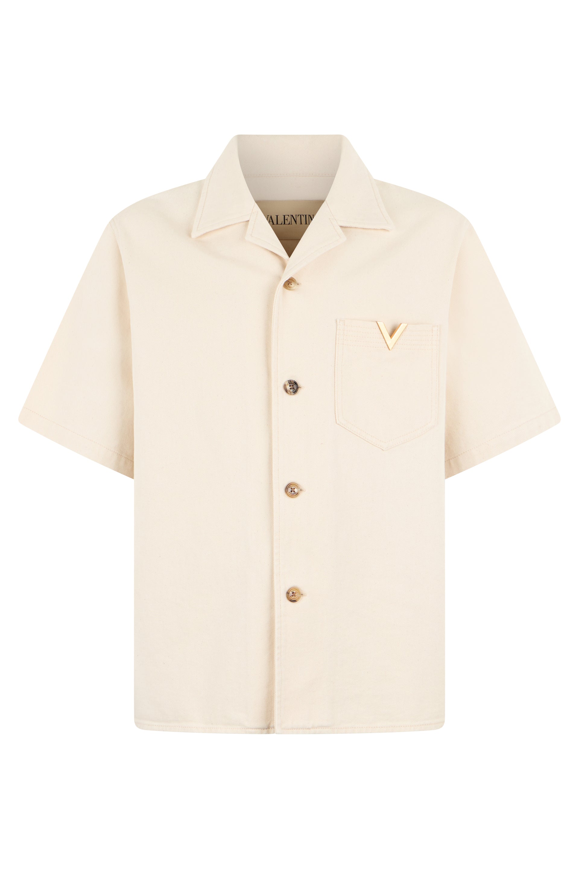 Valentino Garavani Camicia a maniche corte in cotone