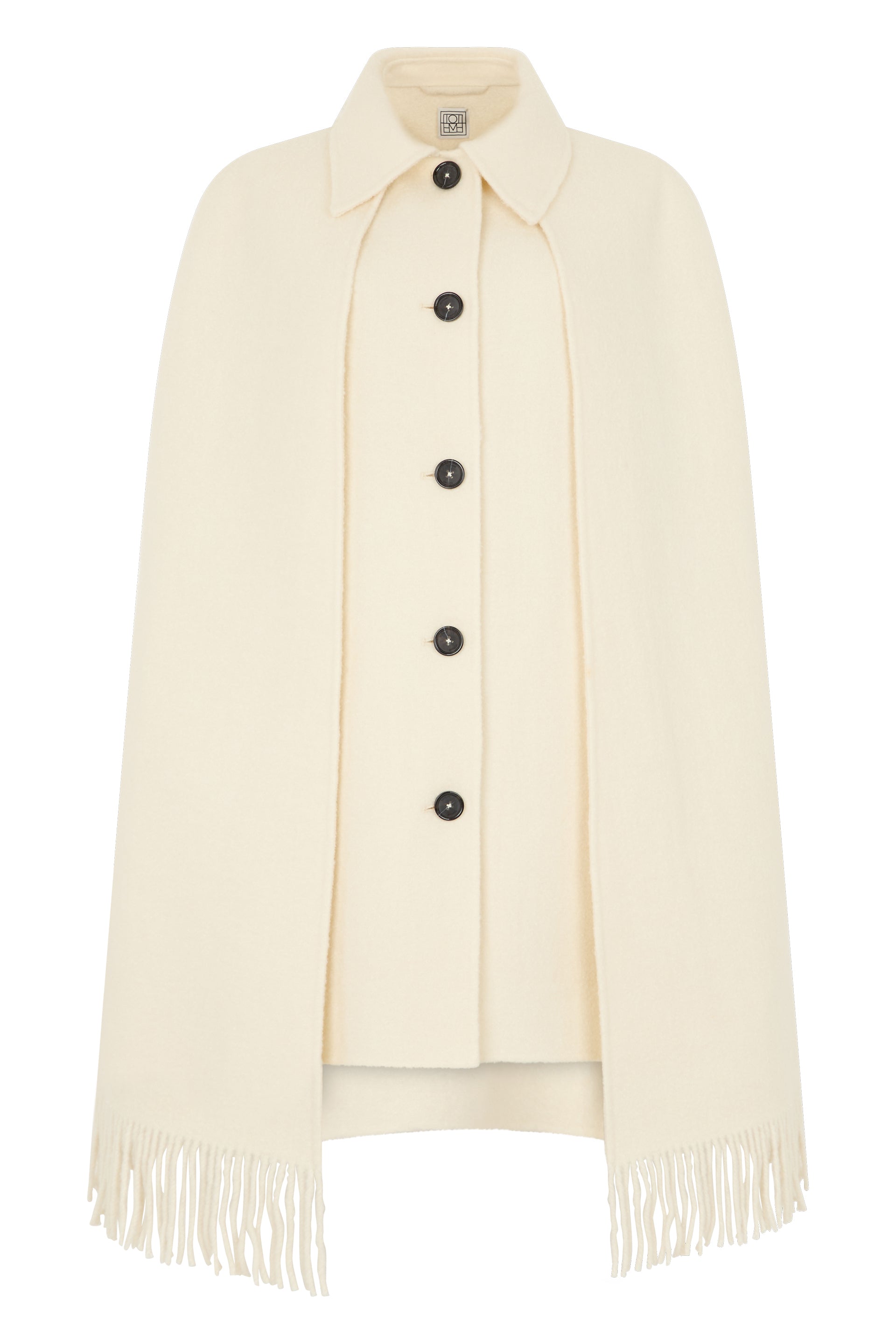 Toteme Cappotto a mantella in lana