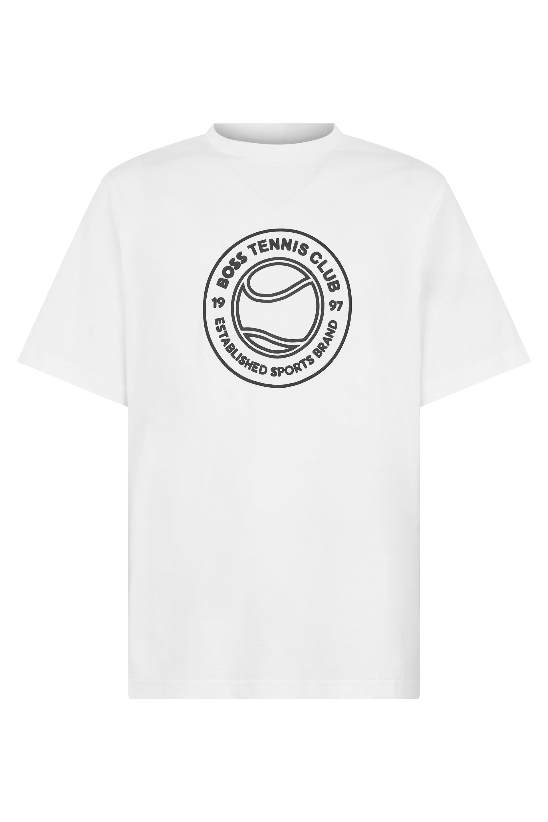 Boss T-Shirt in cotone con stampa