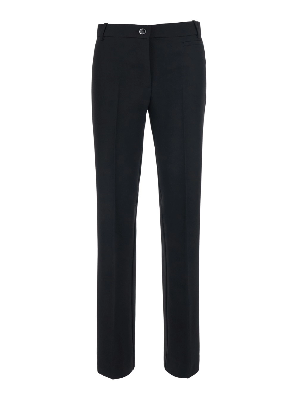 Pinko Pantaloni 'Protea' con passanti per cinture in tessuto neri donna