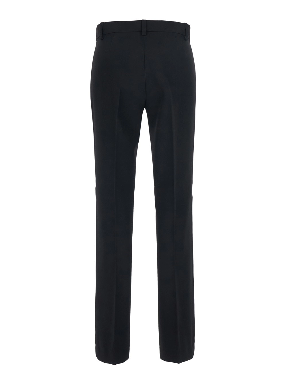 Pinko Pantaloni 'Protea' con passanti per cinture in tessuto neri donna, view 2