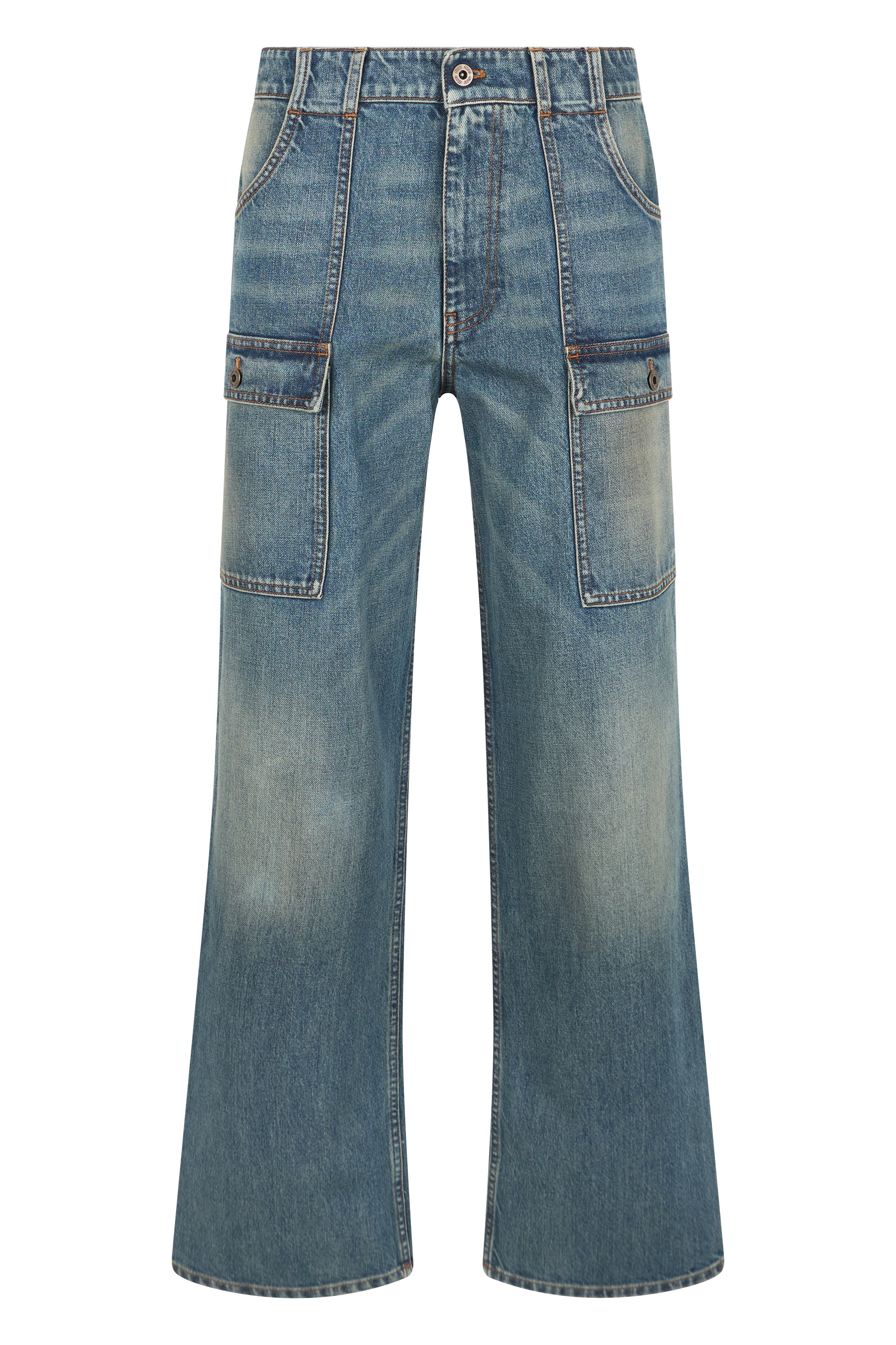 Miu Miu Jeans in cotone con tasche