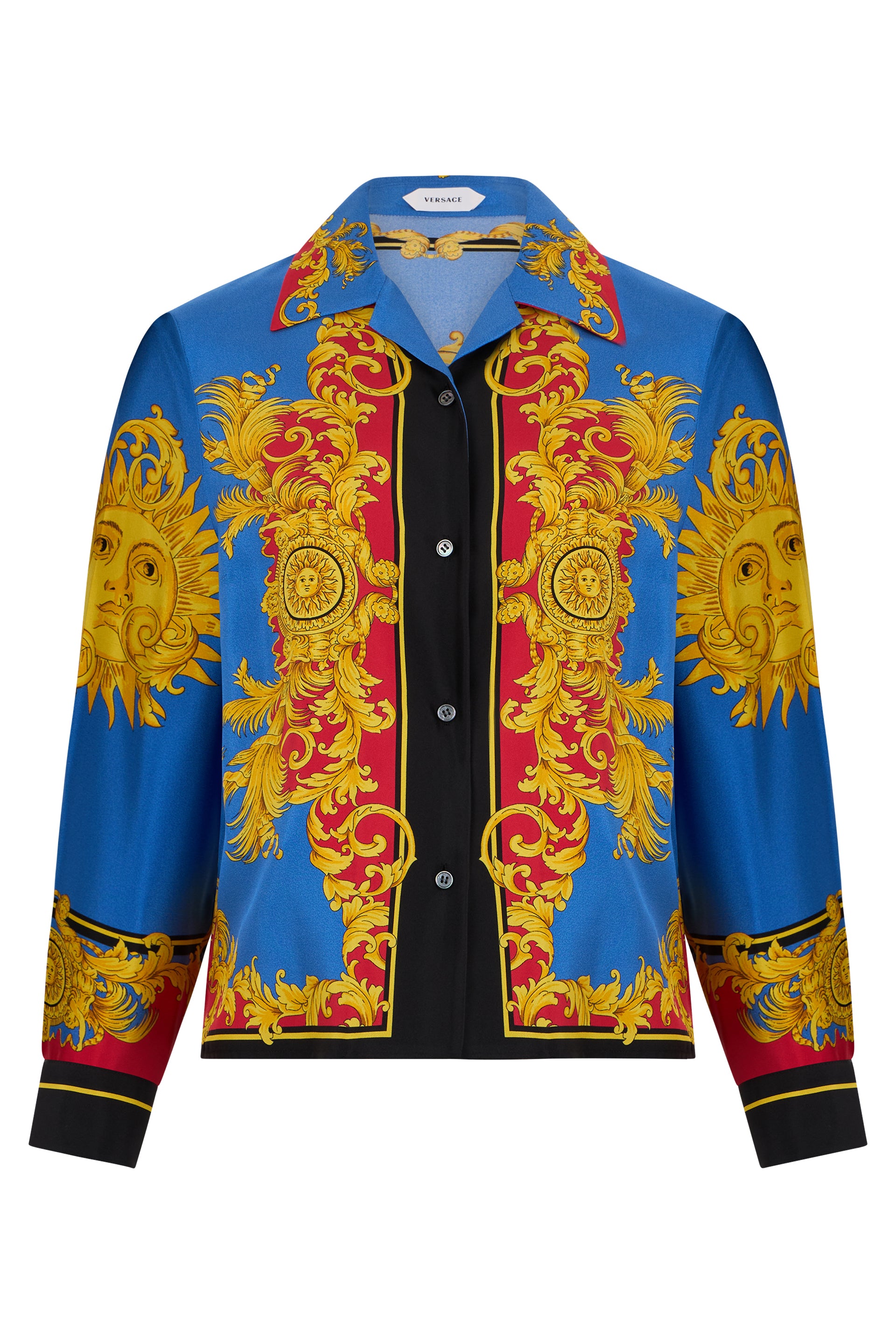 Versace Camicia in seta con stampa