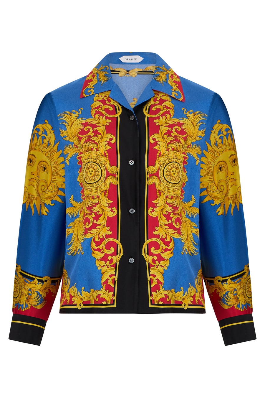 Versace Camicia in seta con stampa