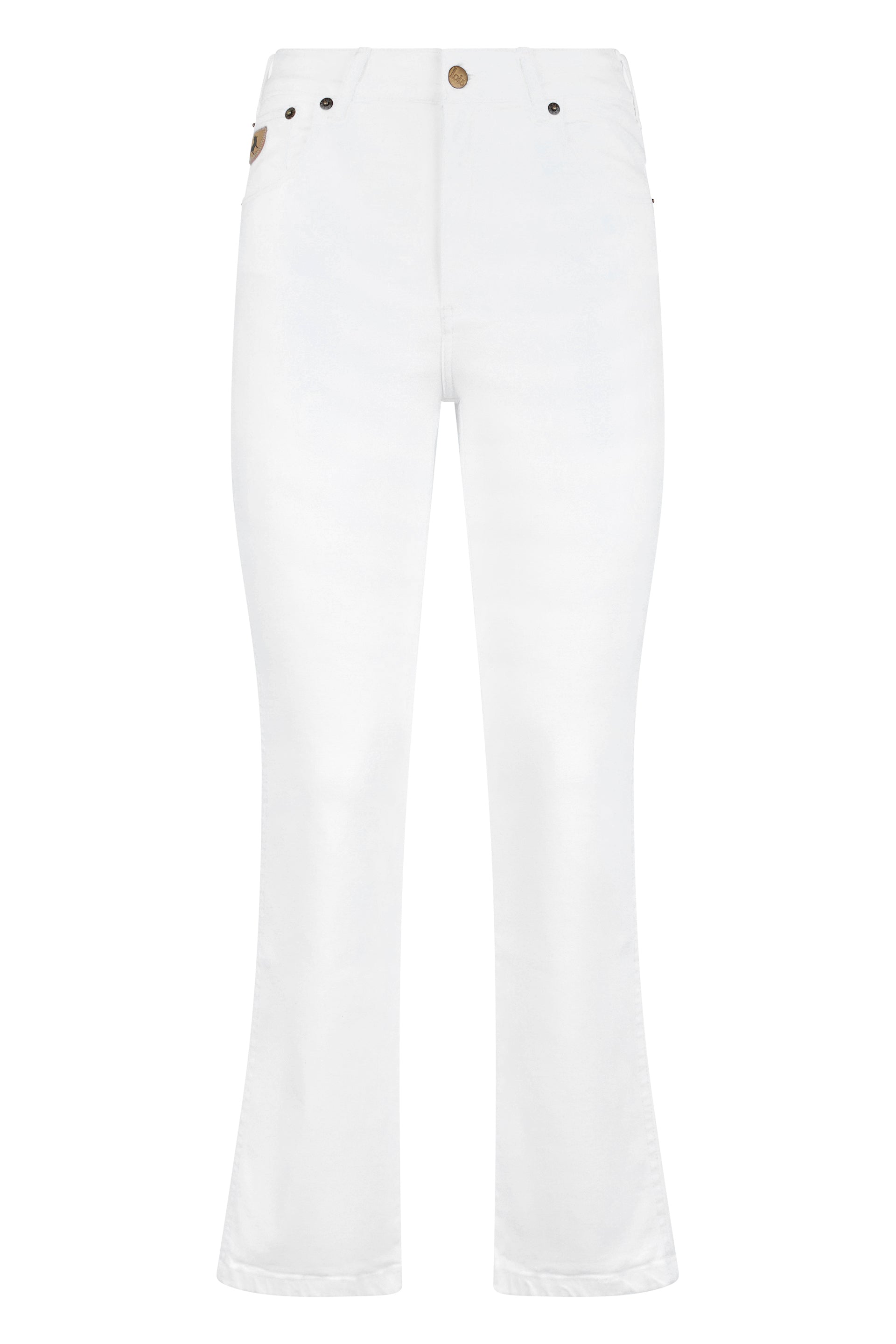 Lois Jeans Pantaloni in denim crop in misto cotone