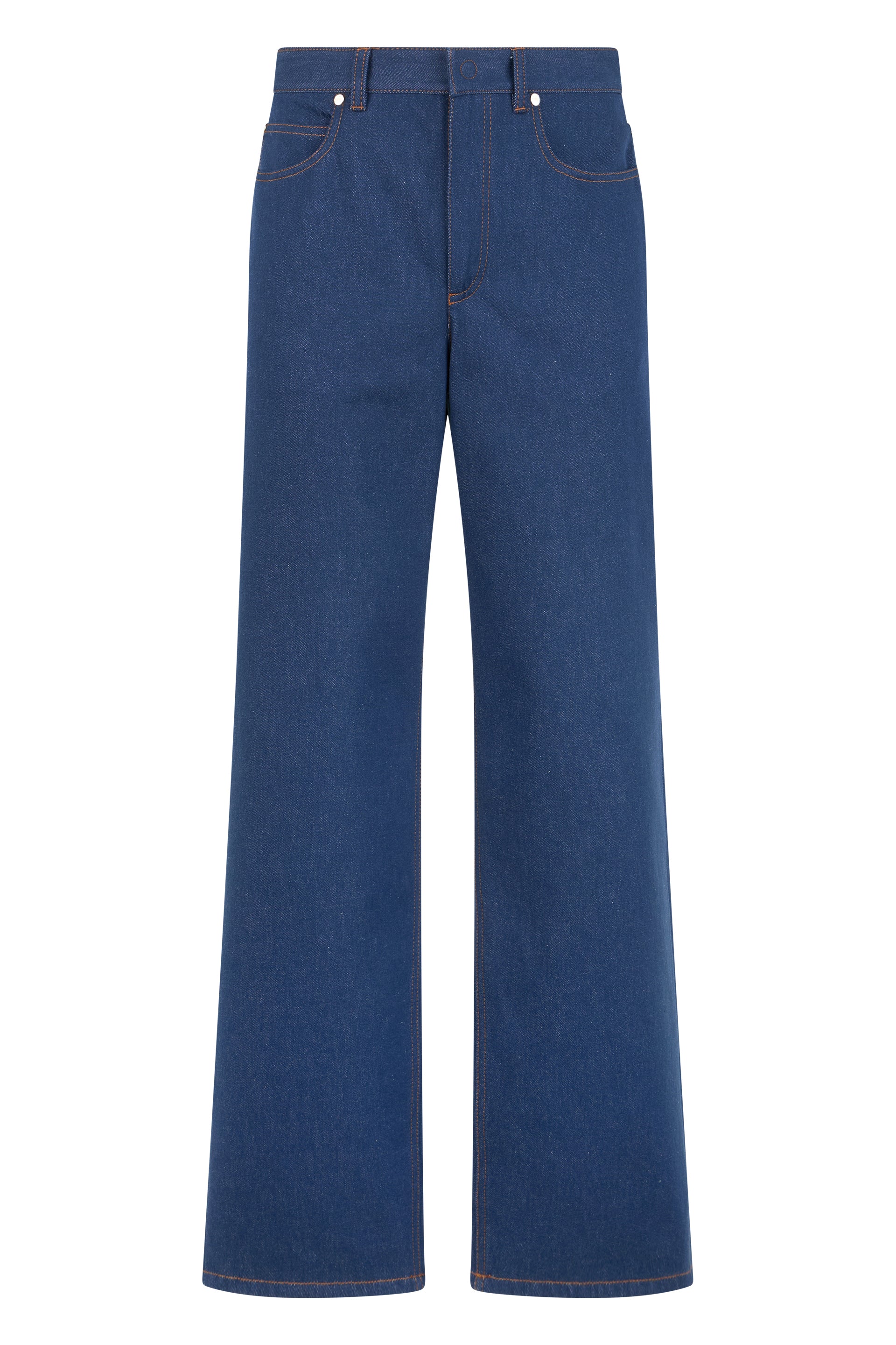 Fendi Jeans a zampa d'elefante in cotone