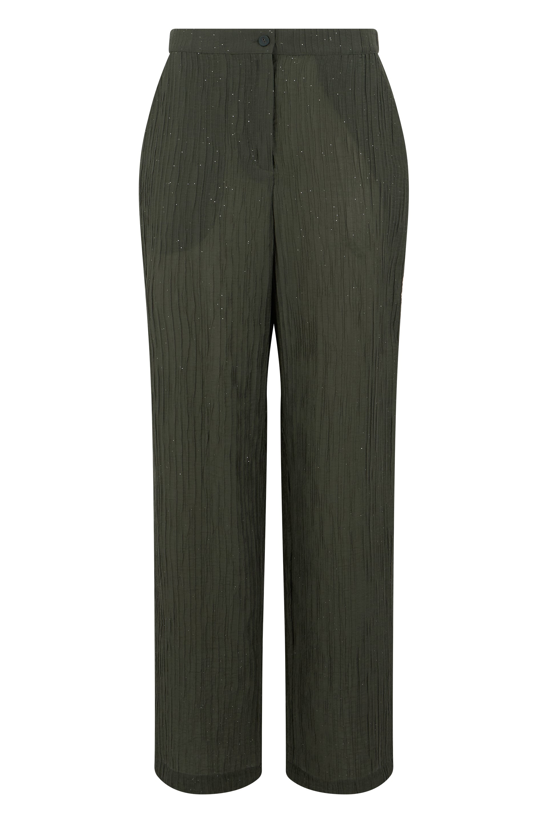 Emporio Armani Pantaloni plissettati a vita alta