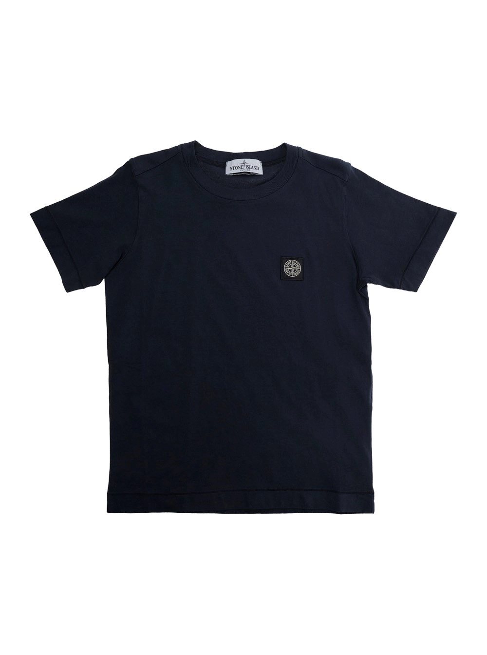 Stone island kids T-Shirt Blu 'L1S162100002S0047V0020' con Logo Frontale in Cotone Uomo