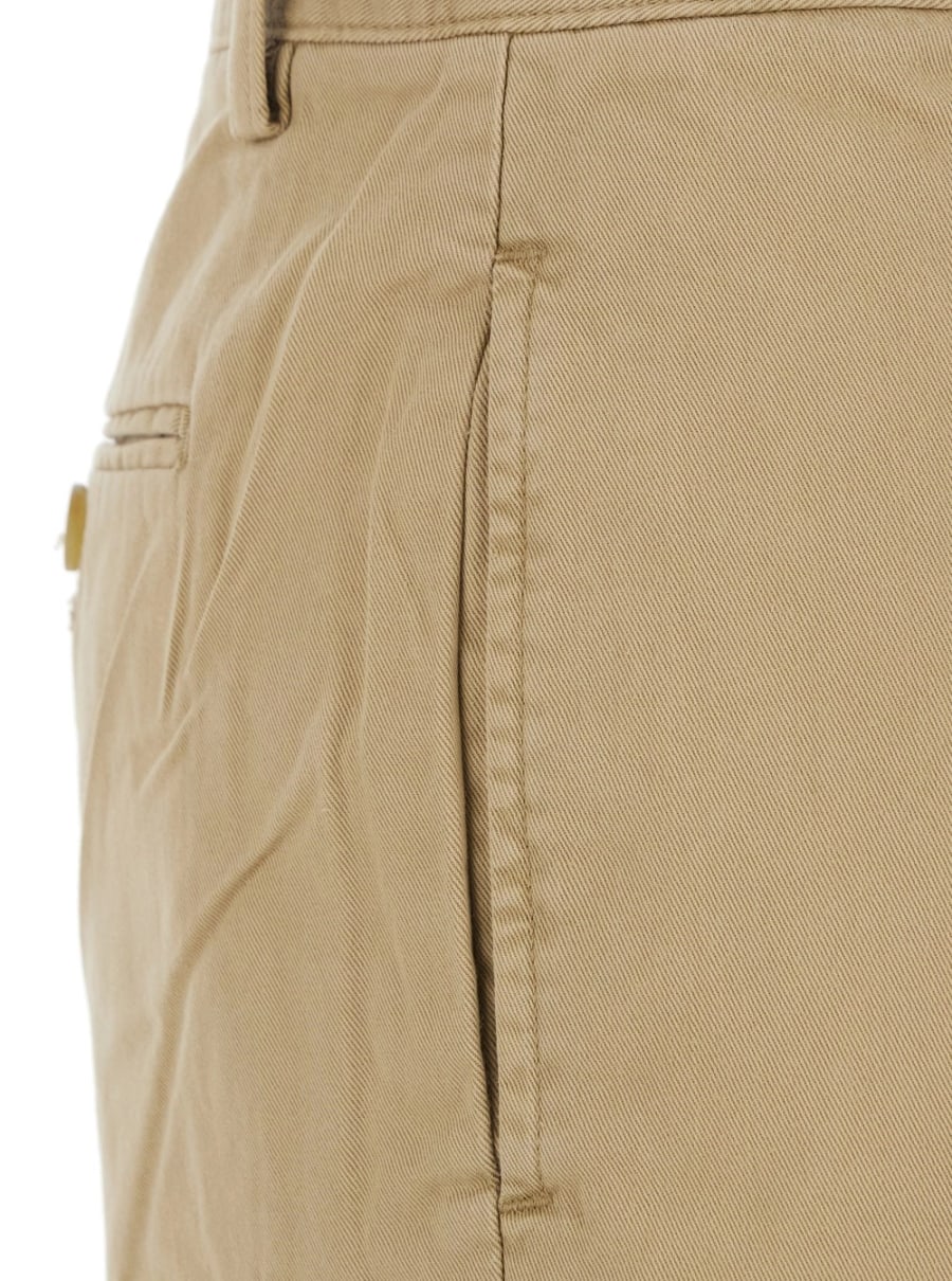 Polo Ralph Lauren Pantaloni con Design a Cinque Tasche in Cotone Beige Uomo, view 3
