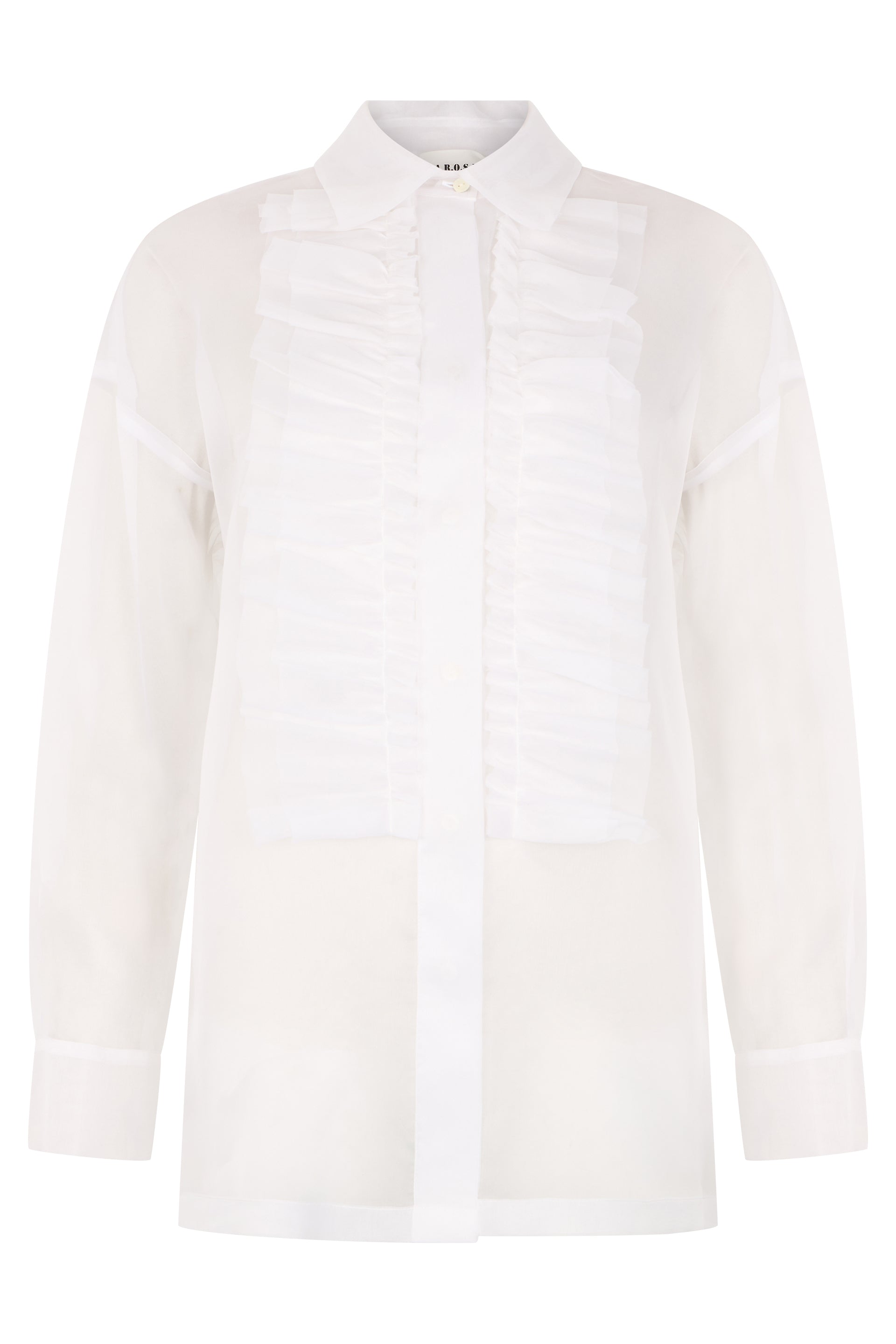 P.A.R.O.S.H. Camicia in seta con volant
