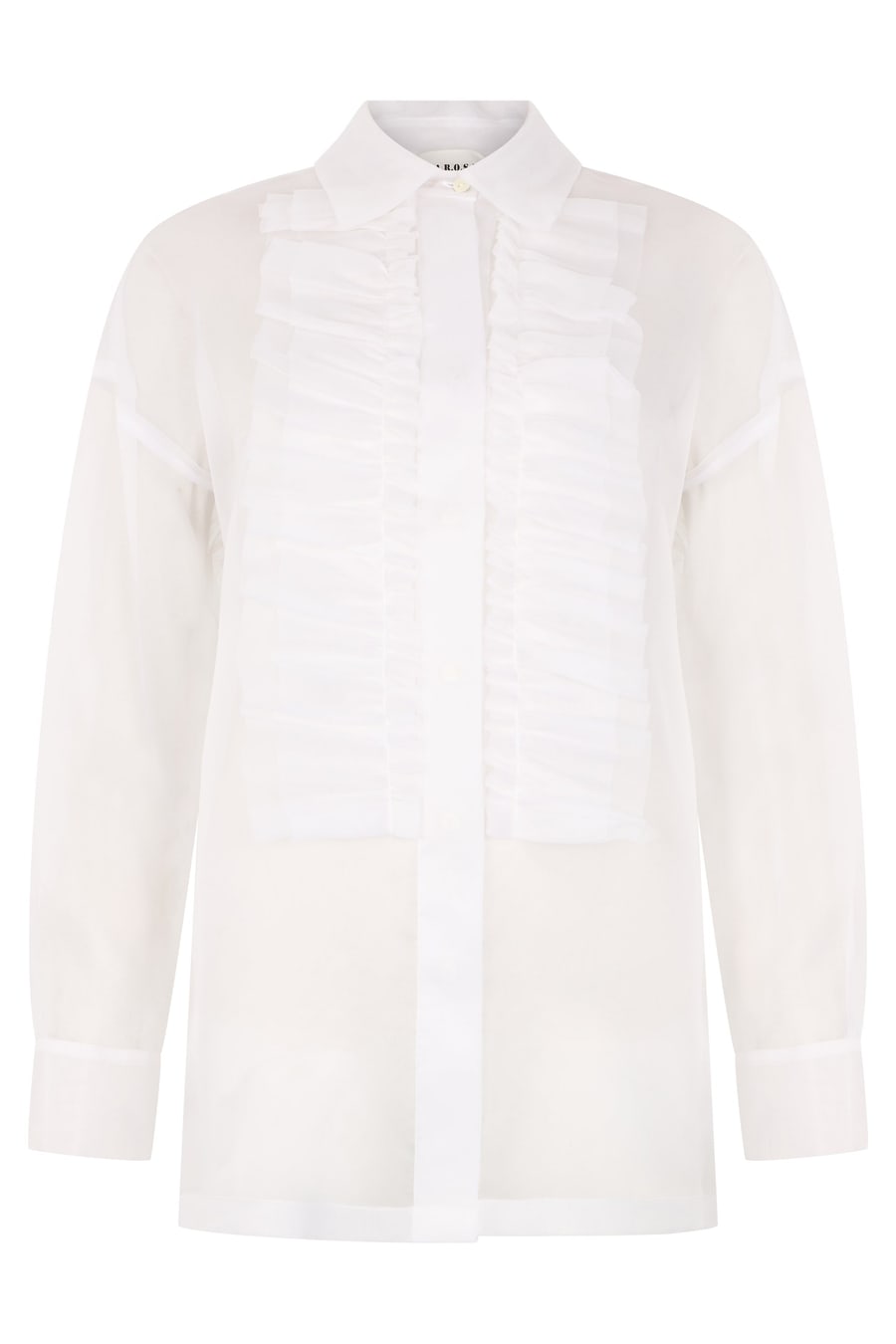P.A.R.O.S.H. Camicia in seta con volant