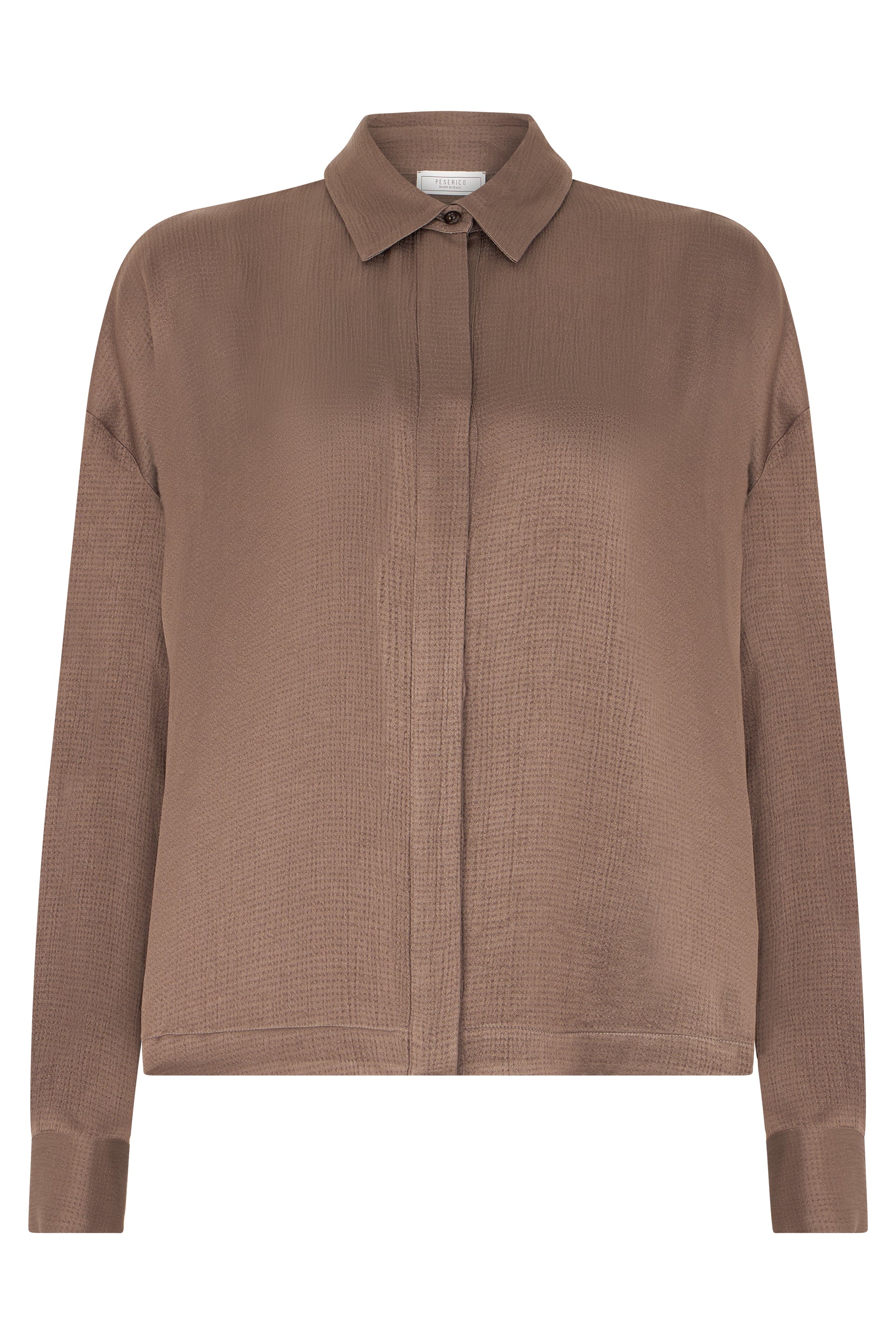 Peserico Camicia in misto cotone ed elastane