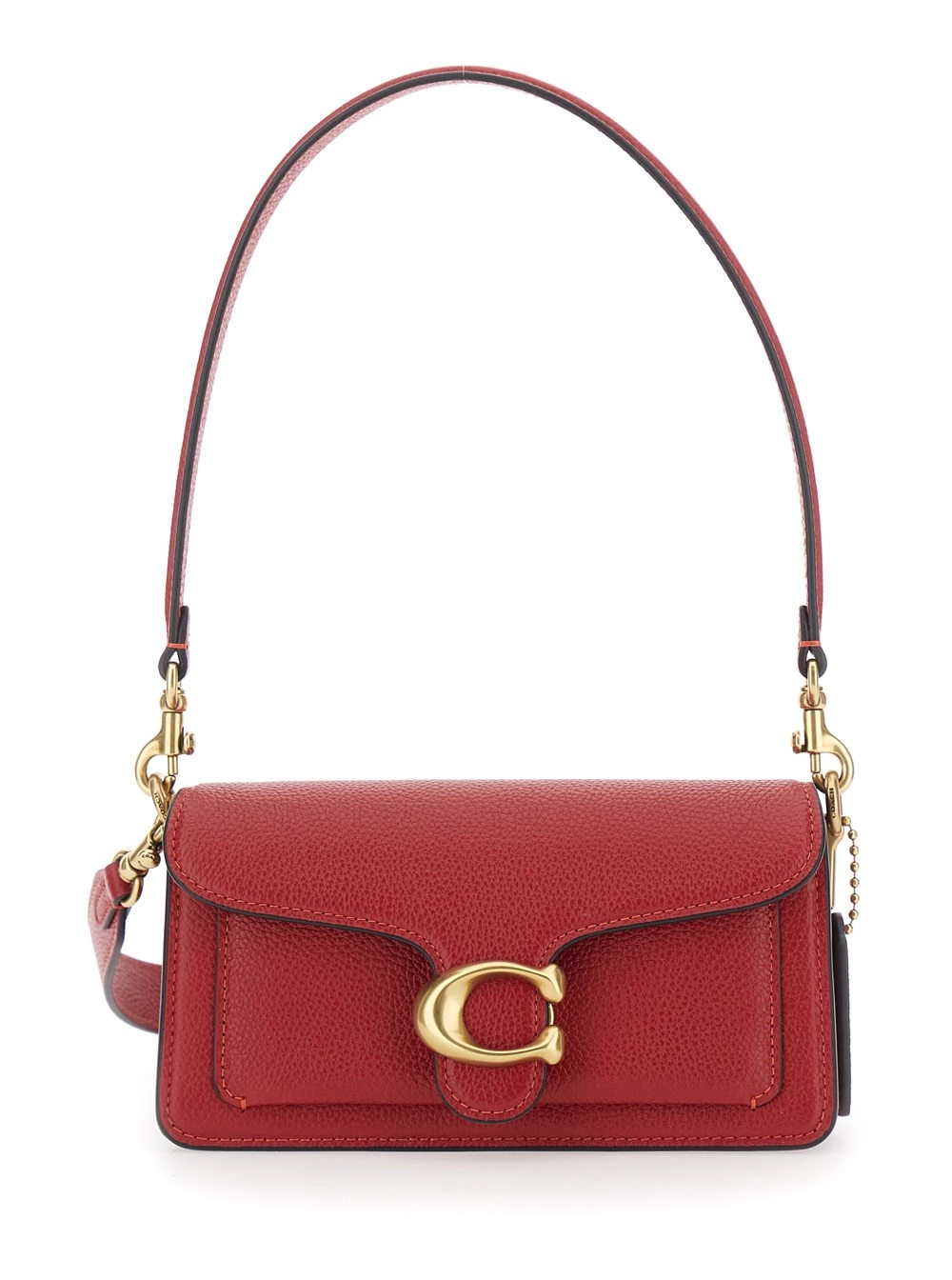 Coach Borsa a tracolla TABBY 20 in pelle liscia rossa e donna