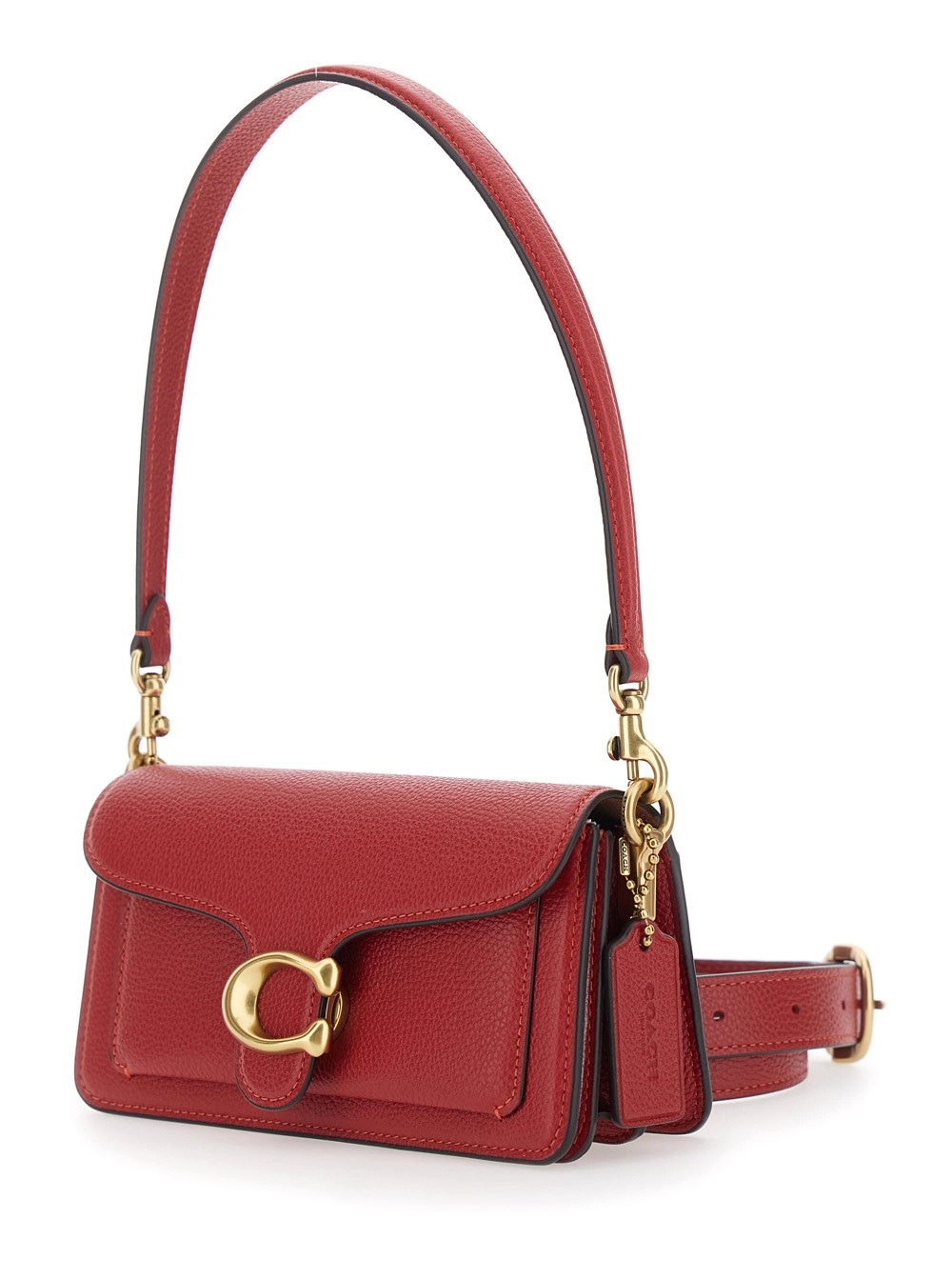 Coach Borsa a tracolla TABBY 20 in pelle liscia rossa e donna, view 2