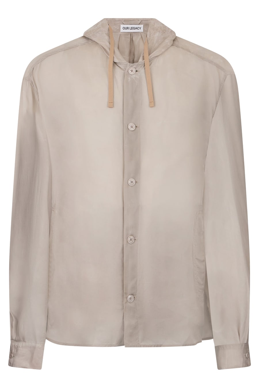 Our Legacy Camicia Ghost Gray Wax