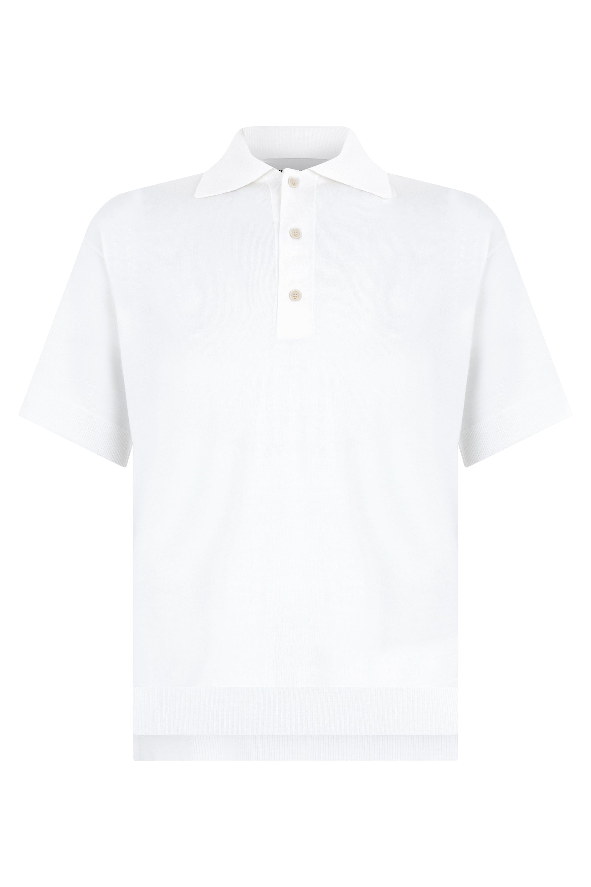 AMI Paris Maglione in misto lana e seta a maniche corte