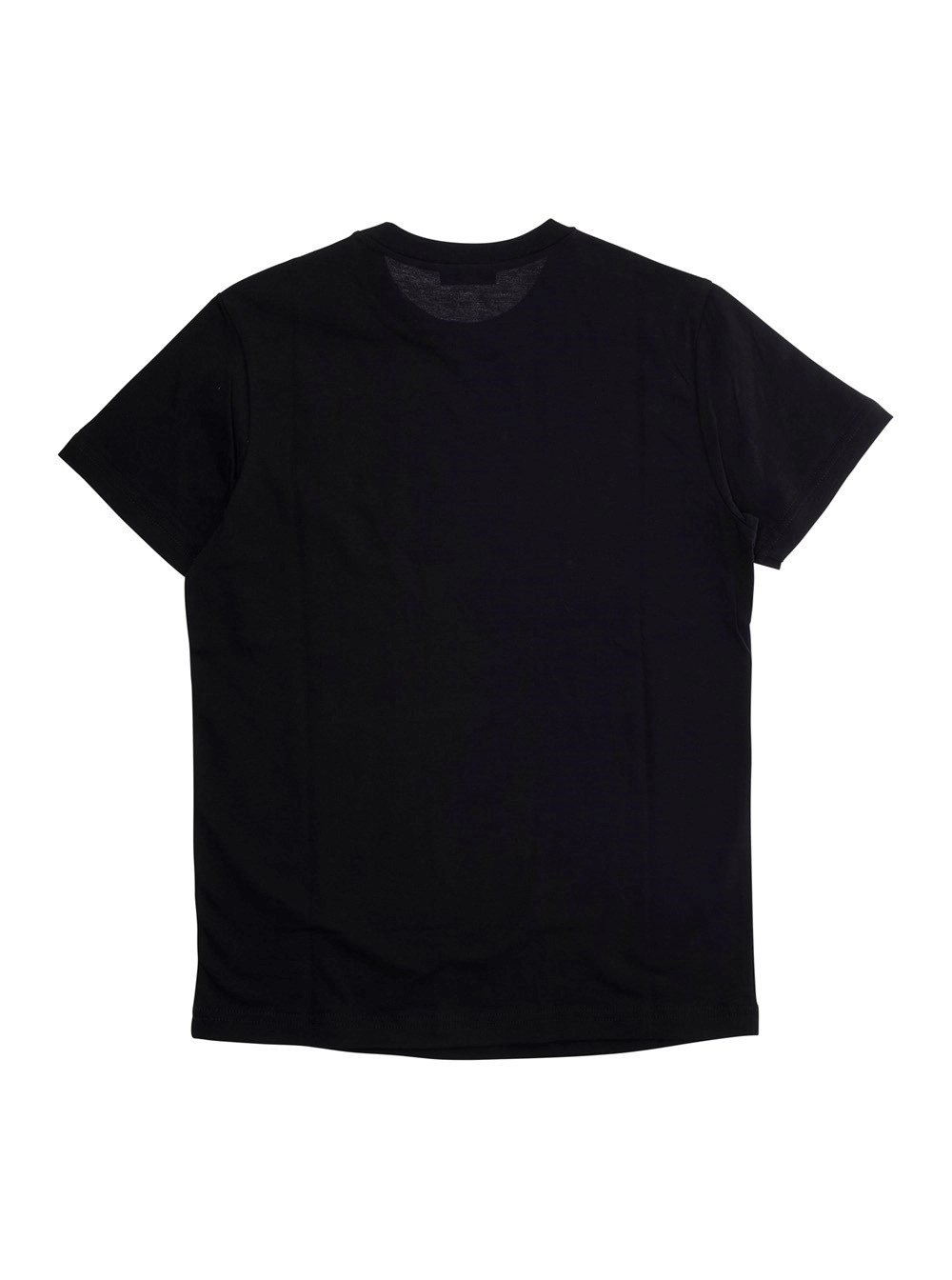 N°21 kids T-Shirt Girocollo con Maxi Stampa Logo in Cotone Nera Bambina, view 2