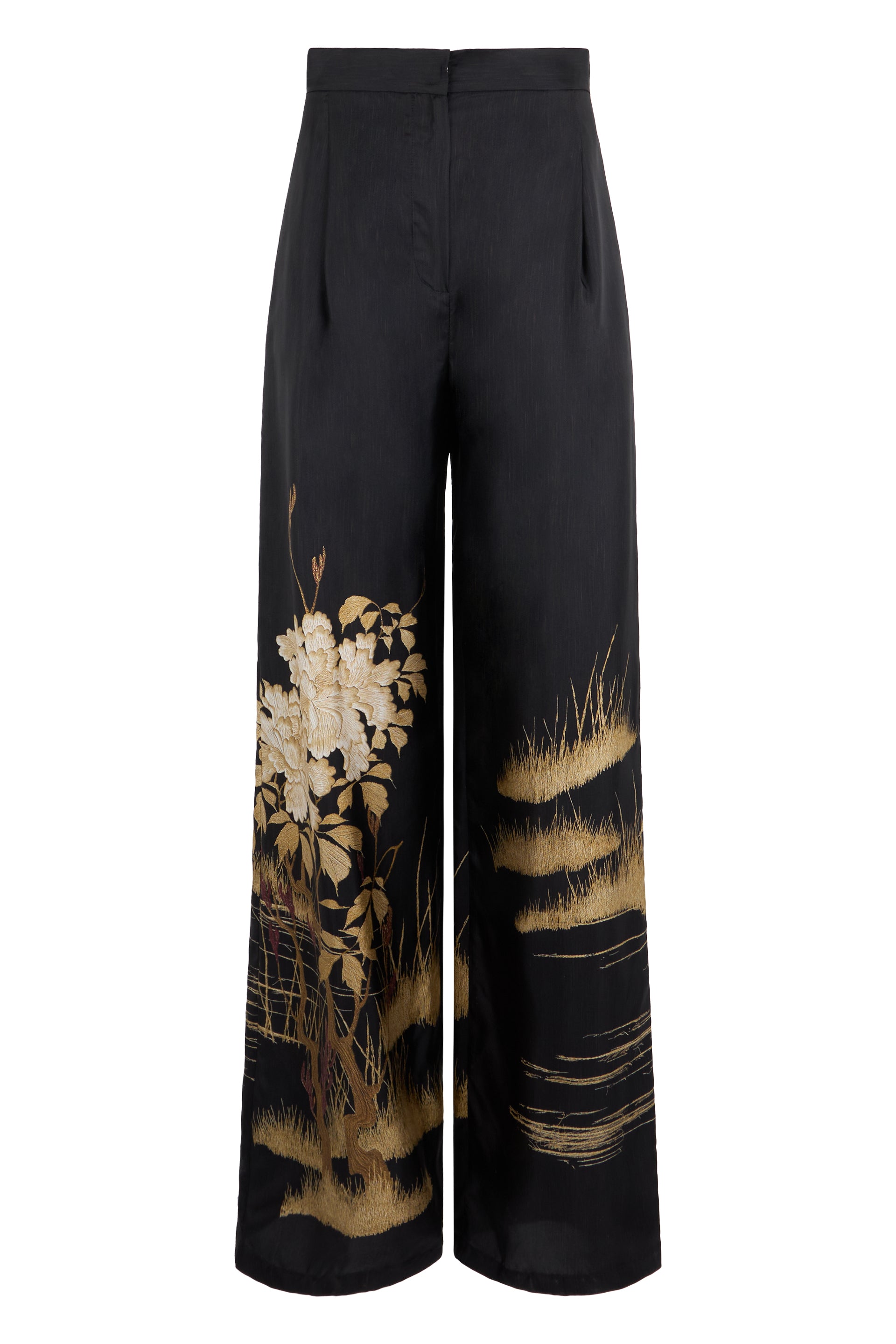 Max Mara Studio Pantaloni larghi in seta