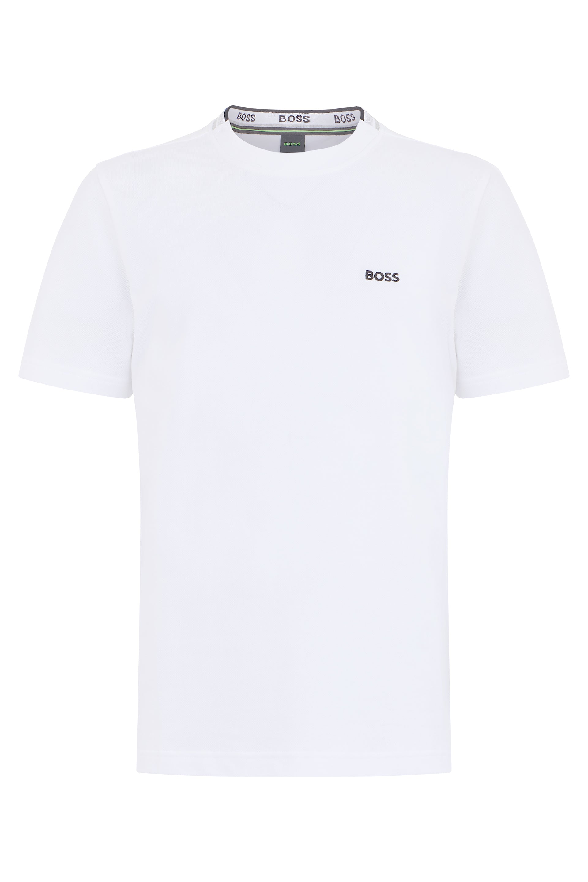 Boss T-shirt in cotone con ricamo