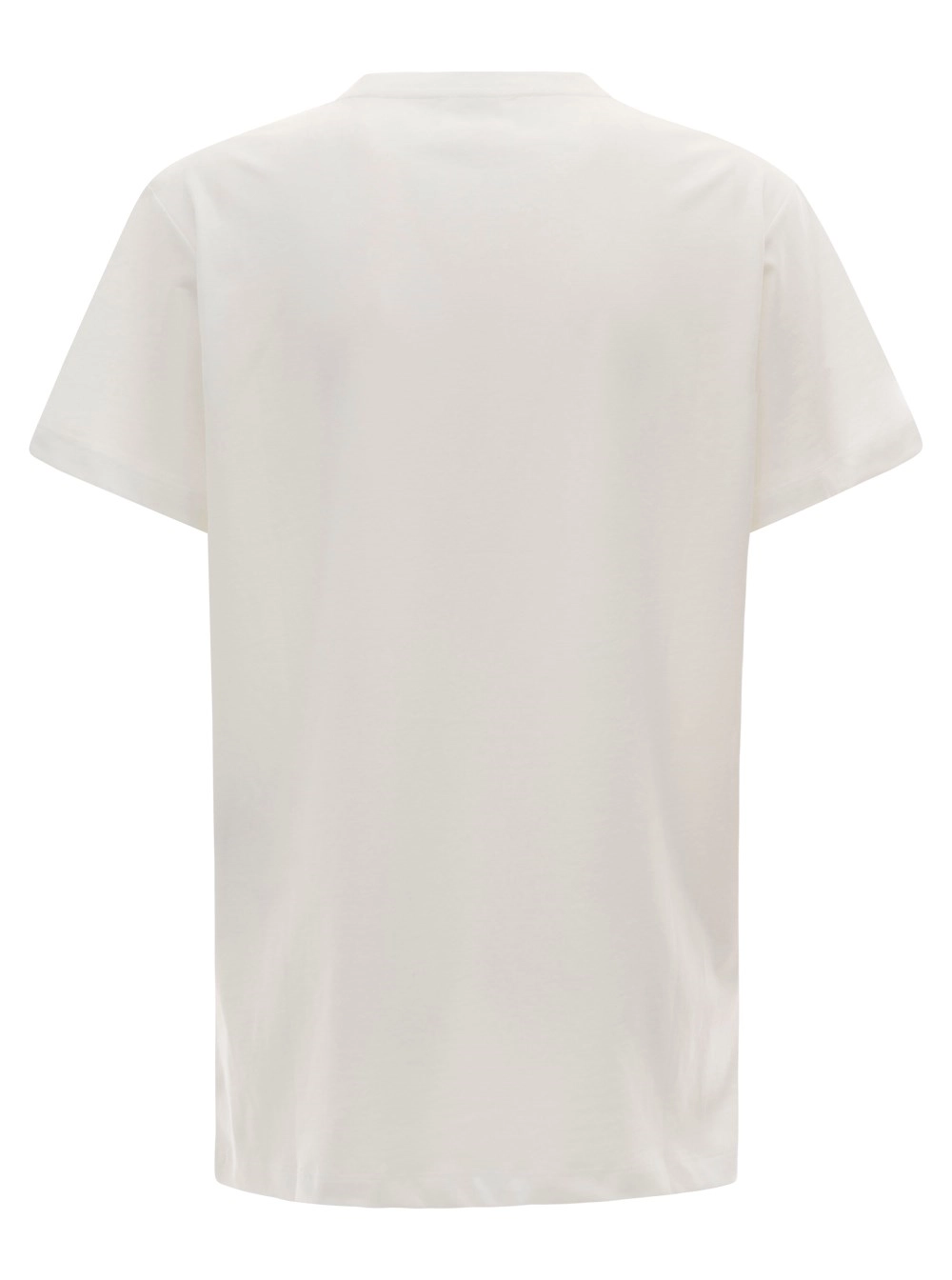 Marant etoile T-Shirt 'Aby' Girocollo con Stampa Piccola in Bianco Donna Isabel Marant Etoile, view 2