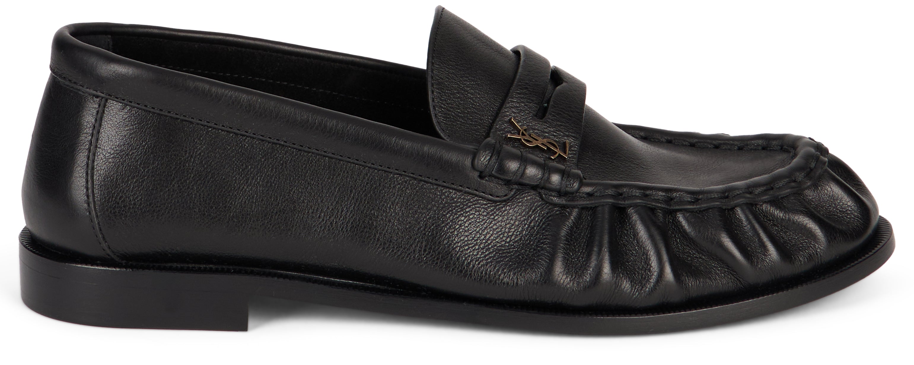 Saint Laurent Mocassino in pelle con logo