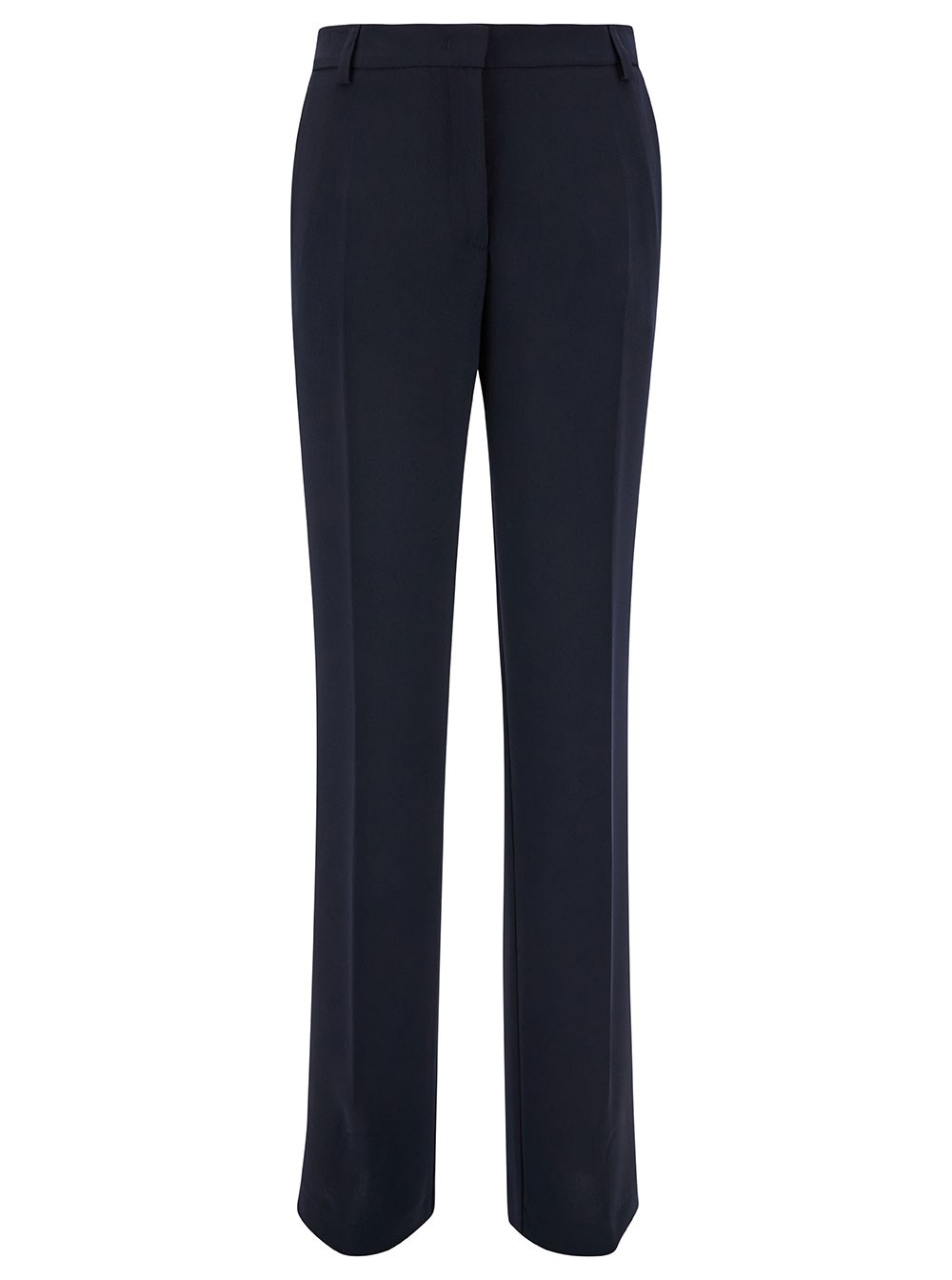 Leplain Pantaloni Dritti con Chiusura Celata in Candy Blu Donna