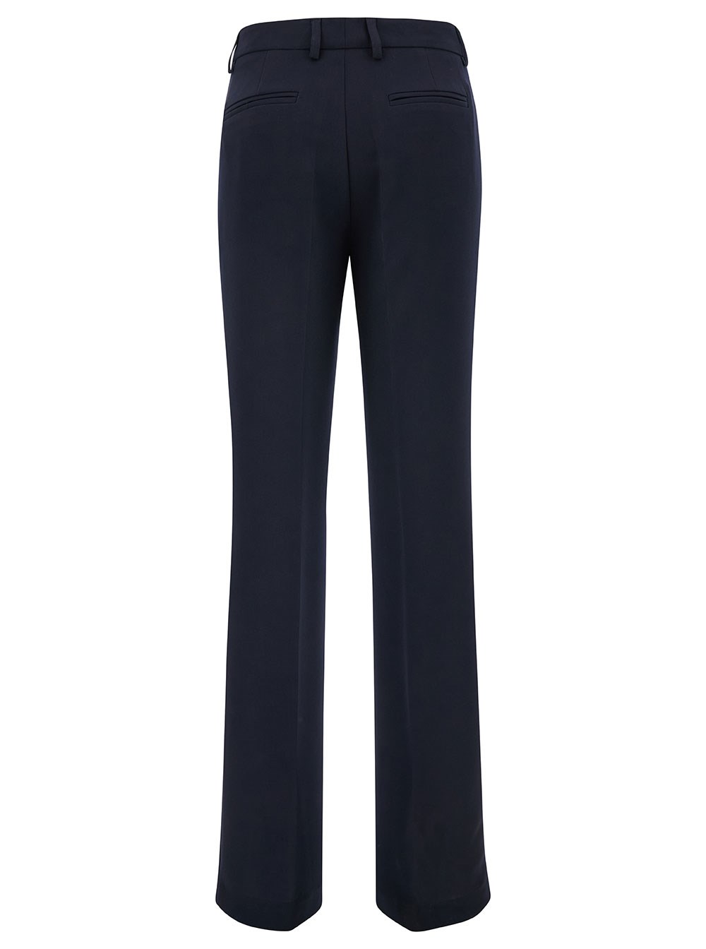 Leplain Pantaloni Dritti con Chiusura Celata in Candy Blu Donna, view 2