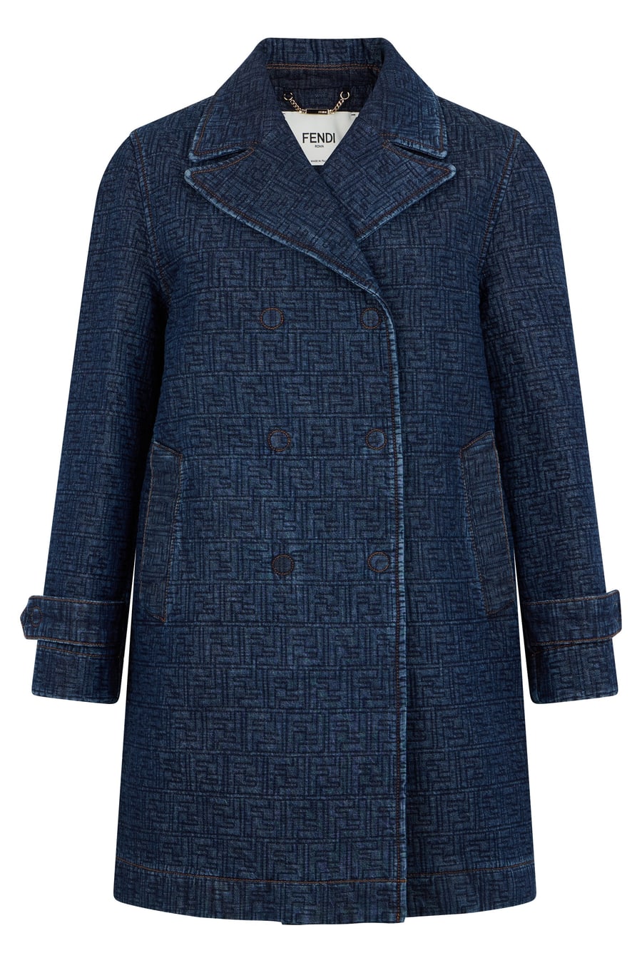 Fendi Giacca in denim monogram