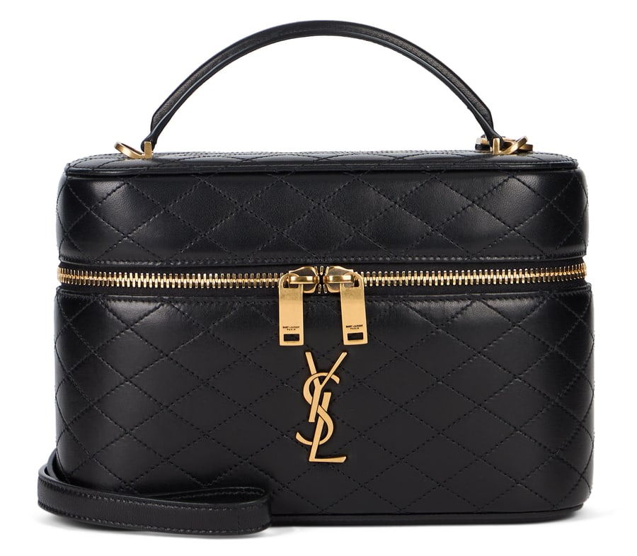 Saint Laurent Borsa a tracolla Gaby Vanity grande in pelle