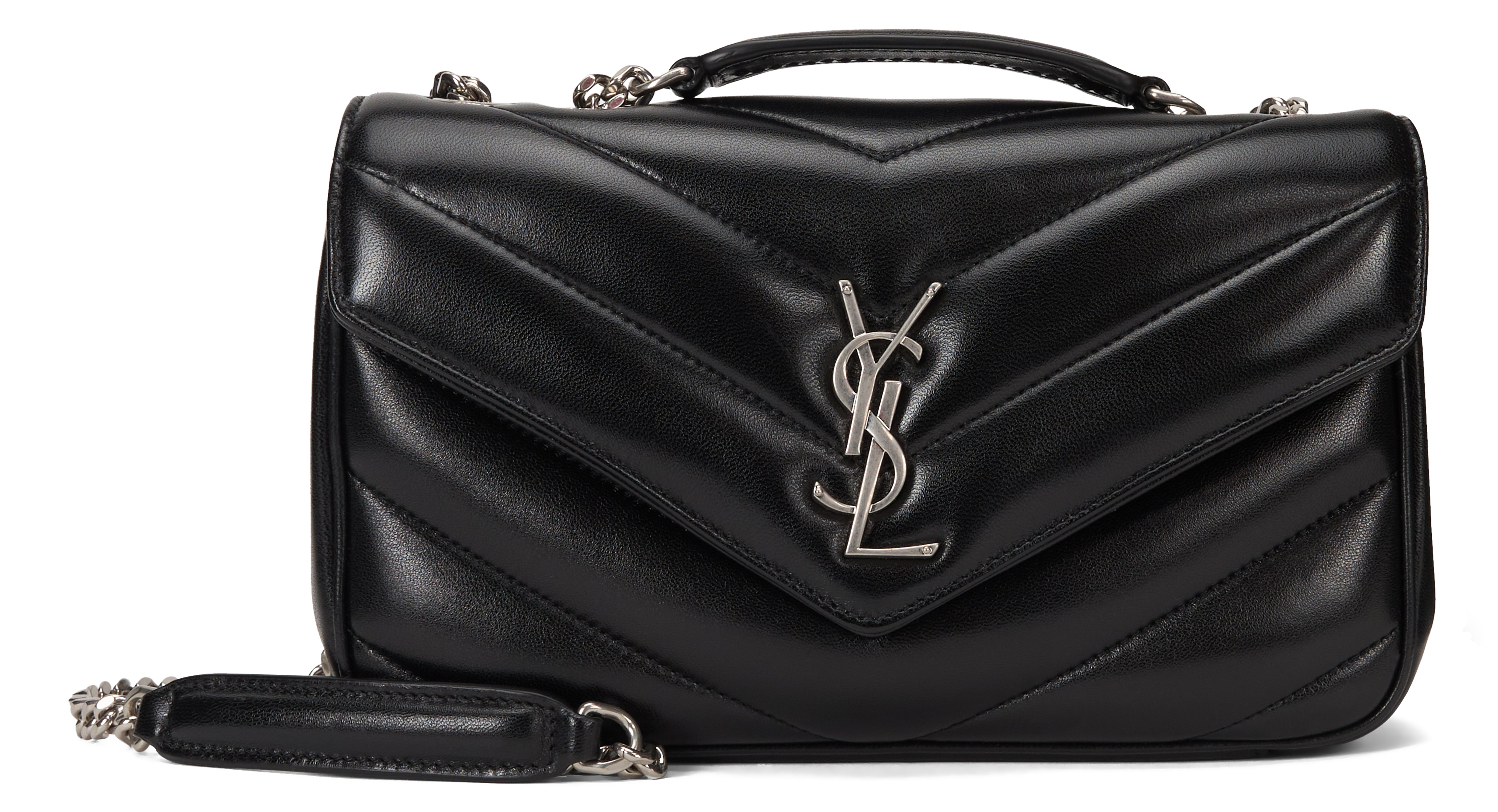 Saint Laurent Borsa LouLou in pelle trapuntata chevron