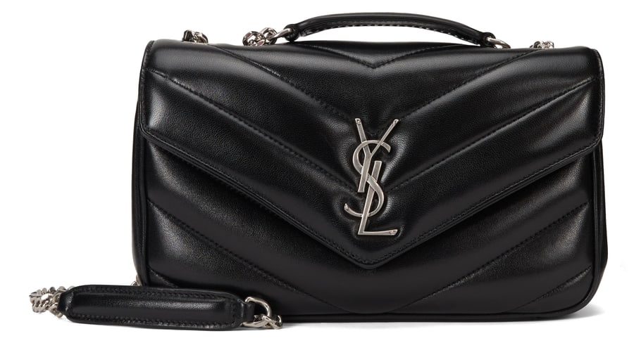 Saint Laurent Borsa LouLou in pelle trapuntata chevron