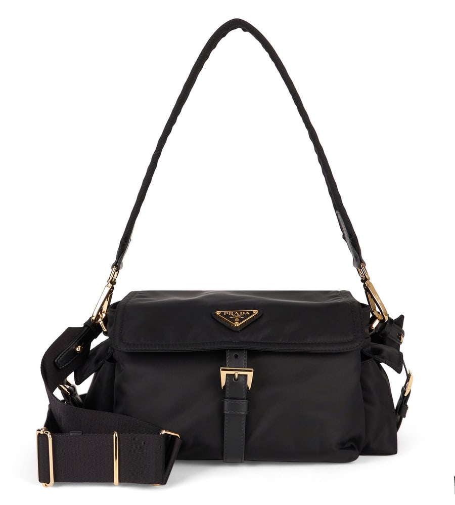 Prada Borsa a spalla Explore re-nylon media