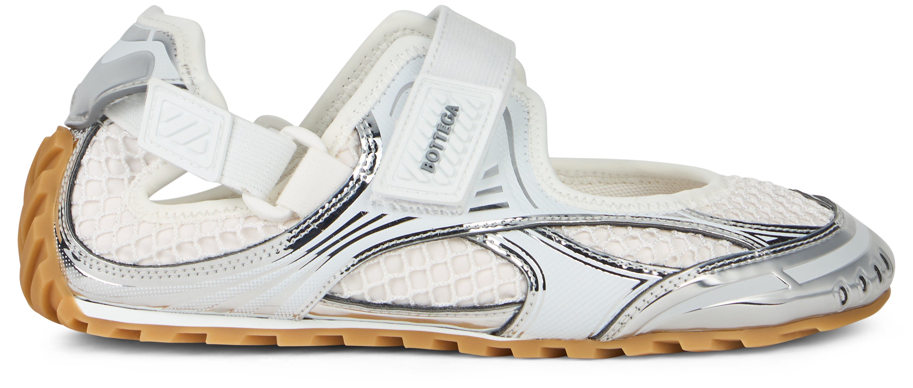 Bottega Veneta Sneakers Orbit in mesh e gomma laminata
