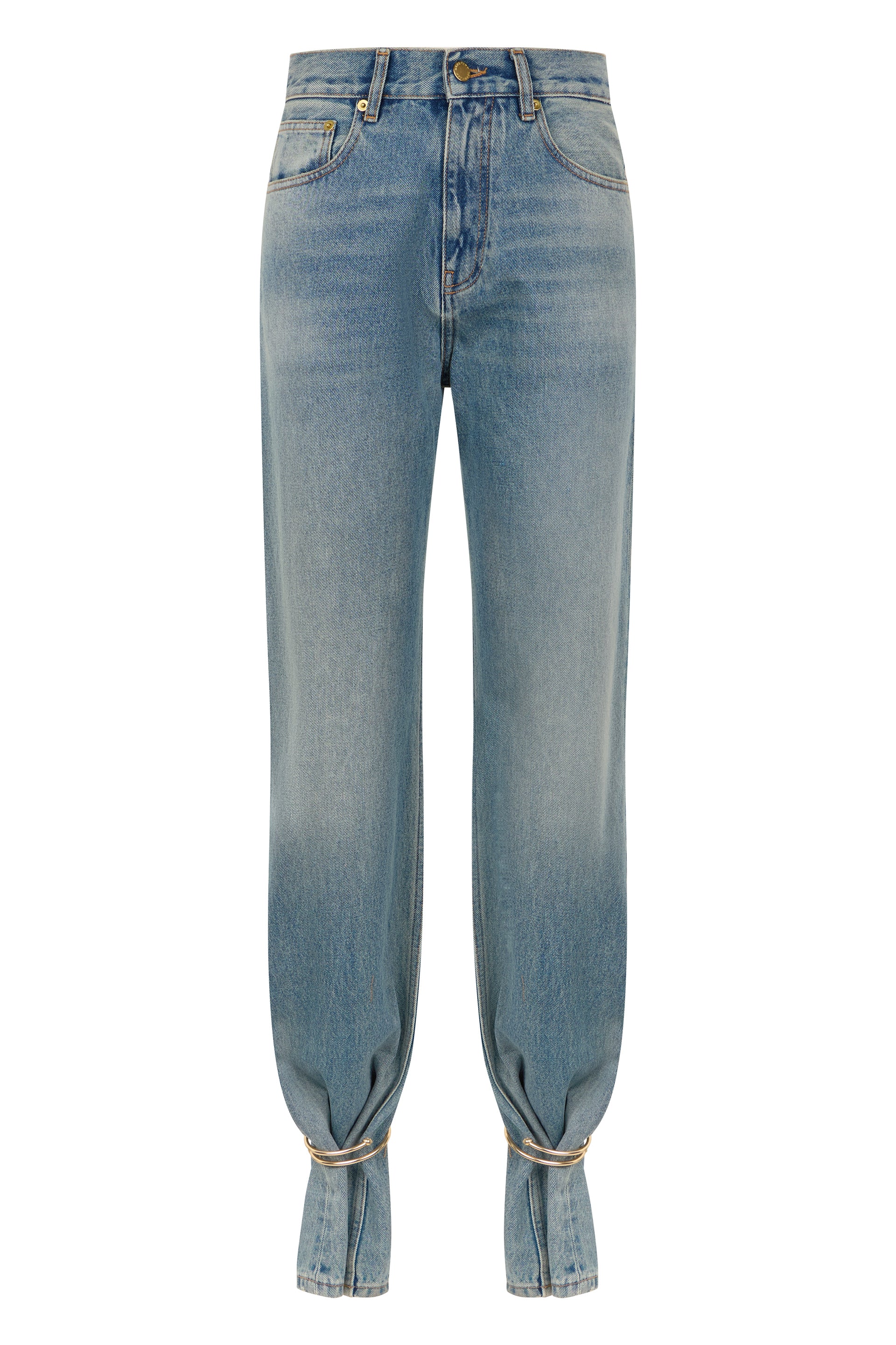 DARKPARK Jeans dritti con gioiello