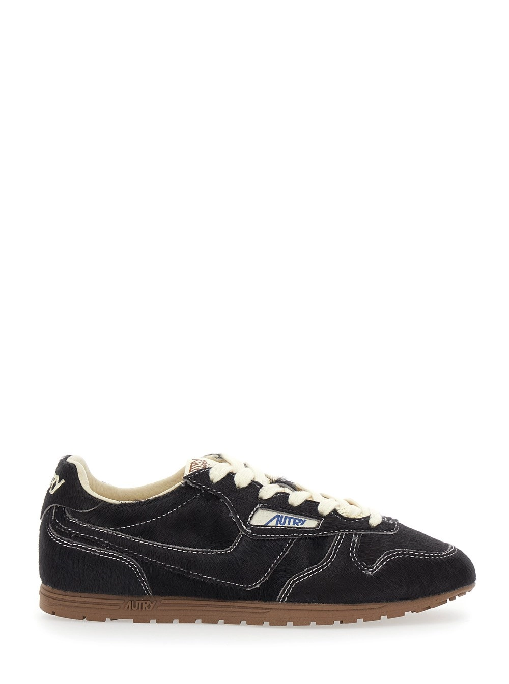 Autry Sneaker 'Windspin Low' con Logo sul Lato in suede marroni Donna