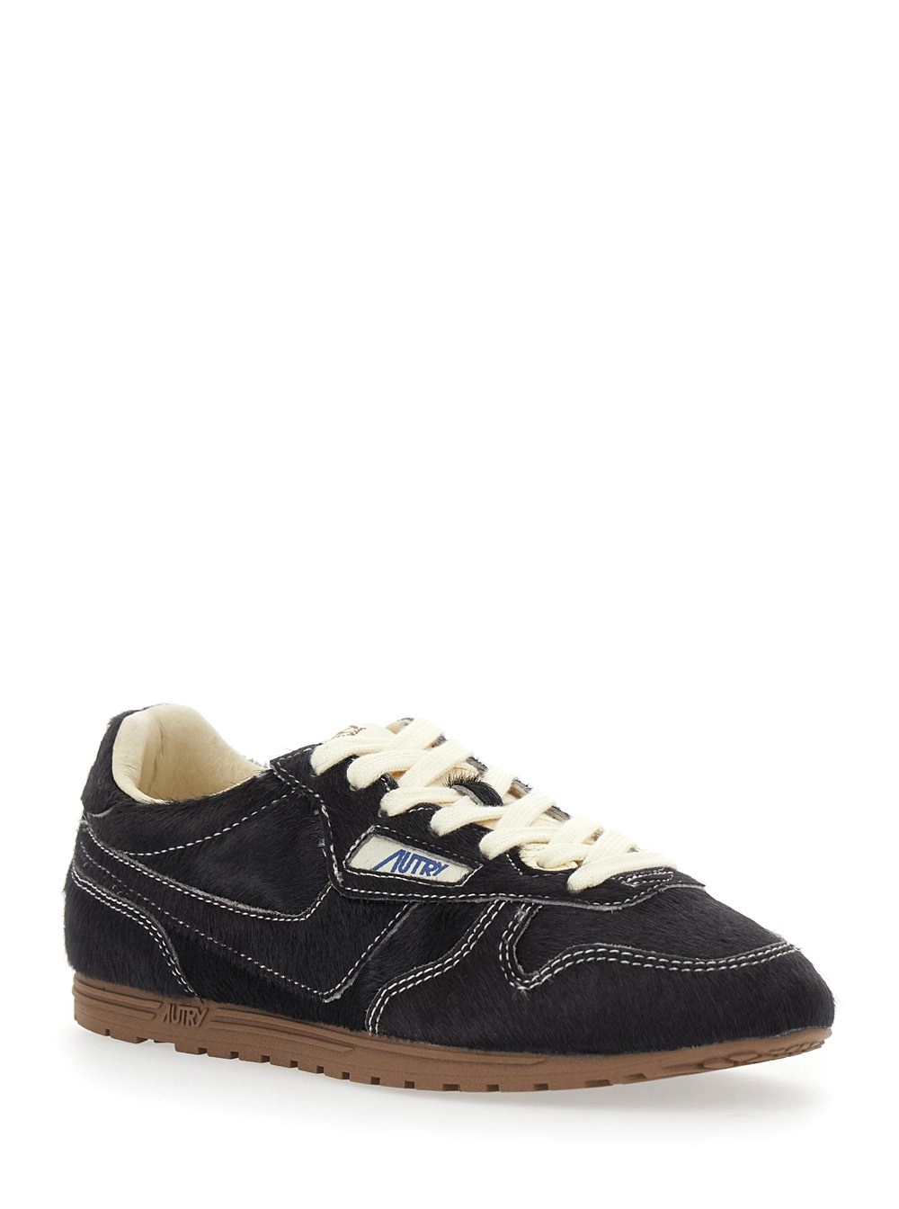 Autry Sneaker 'Windspin Low' con Logo sul Lato in suede marroni Donna, view 2