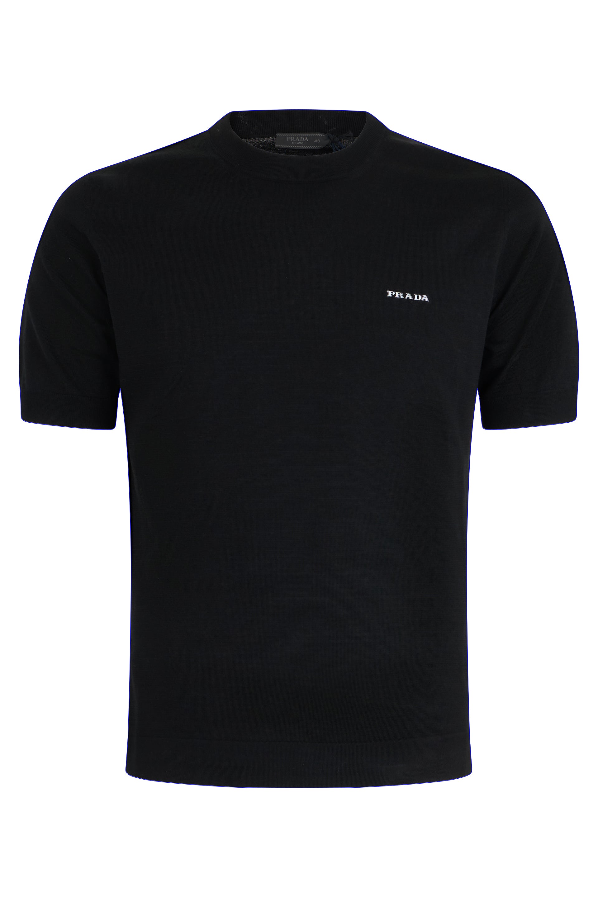Prada T-shirt in cotone con logo
