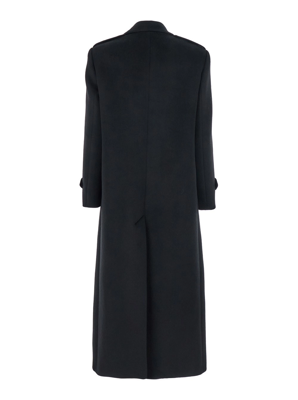 Leplain Cappotto oversize con collo a camicia e tasche in nero per donna, view 2