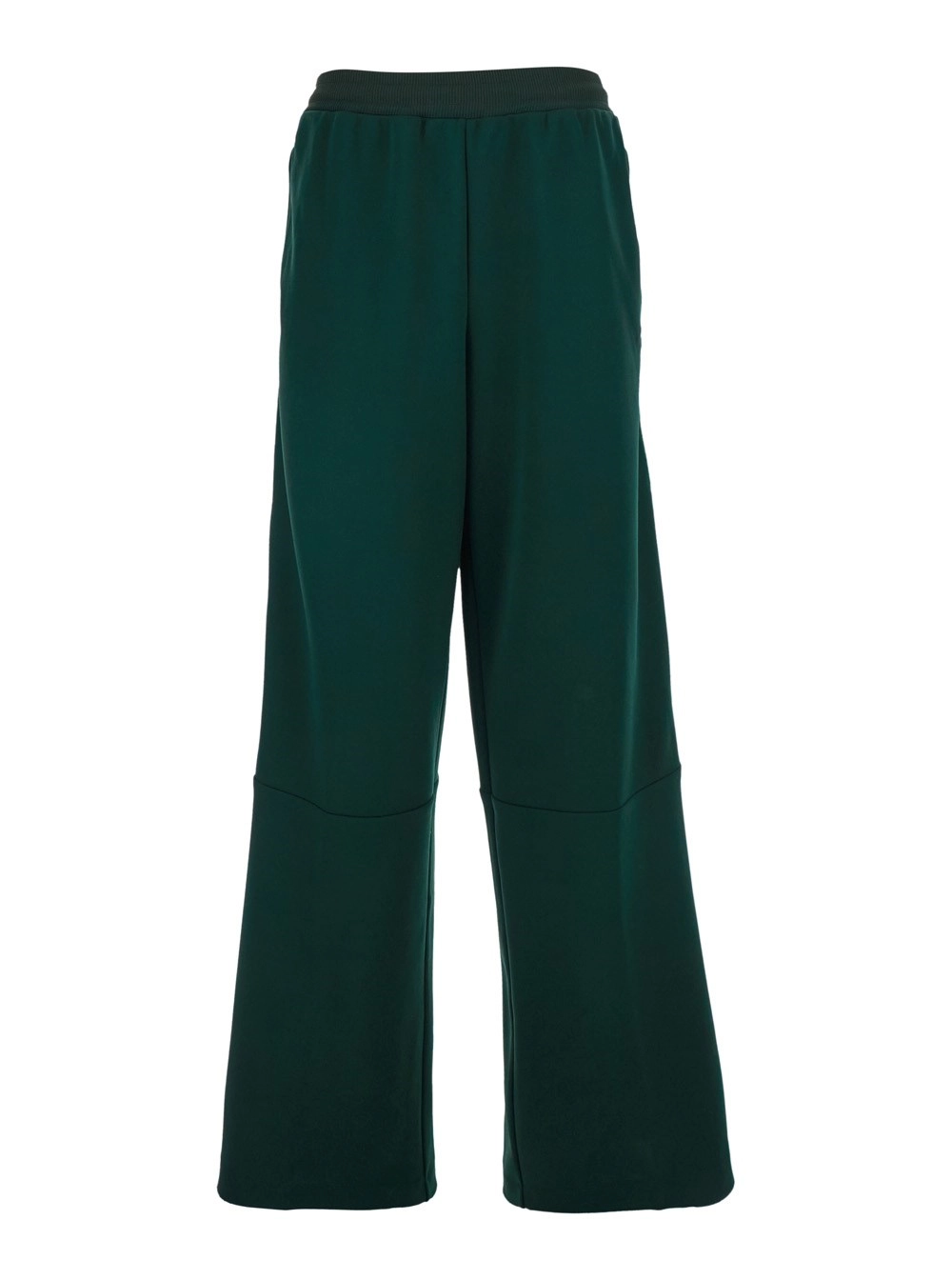Gucci Pantaloni con dettagli a strisce in tessuto tecnico verdi donna