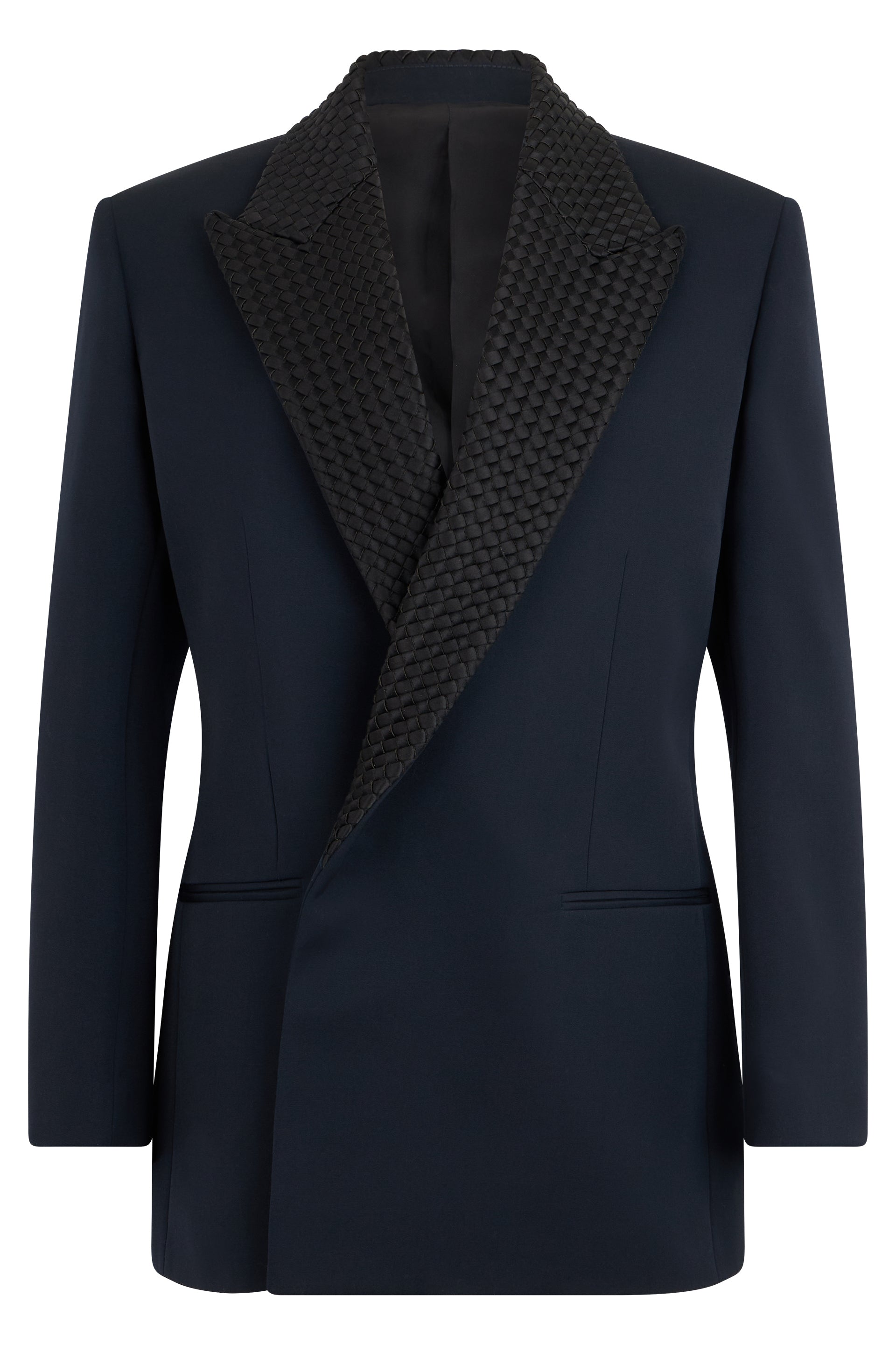 Bottega Veneta Giacca smoking con dettaglio intrecciato