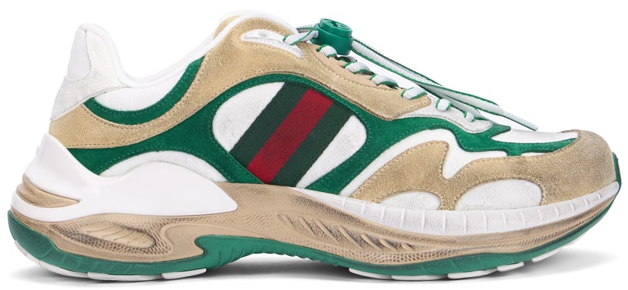 Gucci Sneakers in tessuto e inserti in pelle
