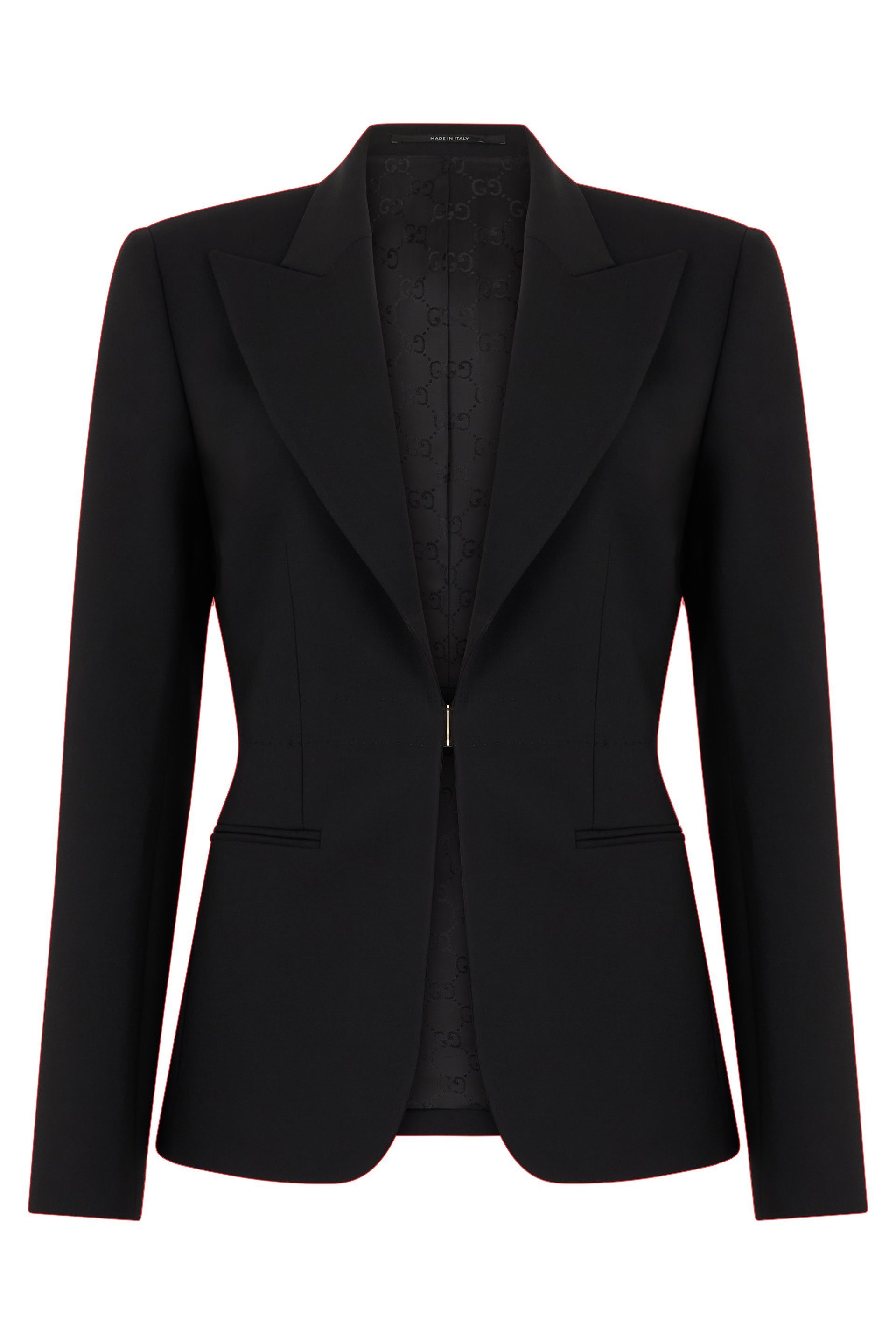 Gucci Blazer monopetto in lana stretch