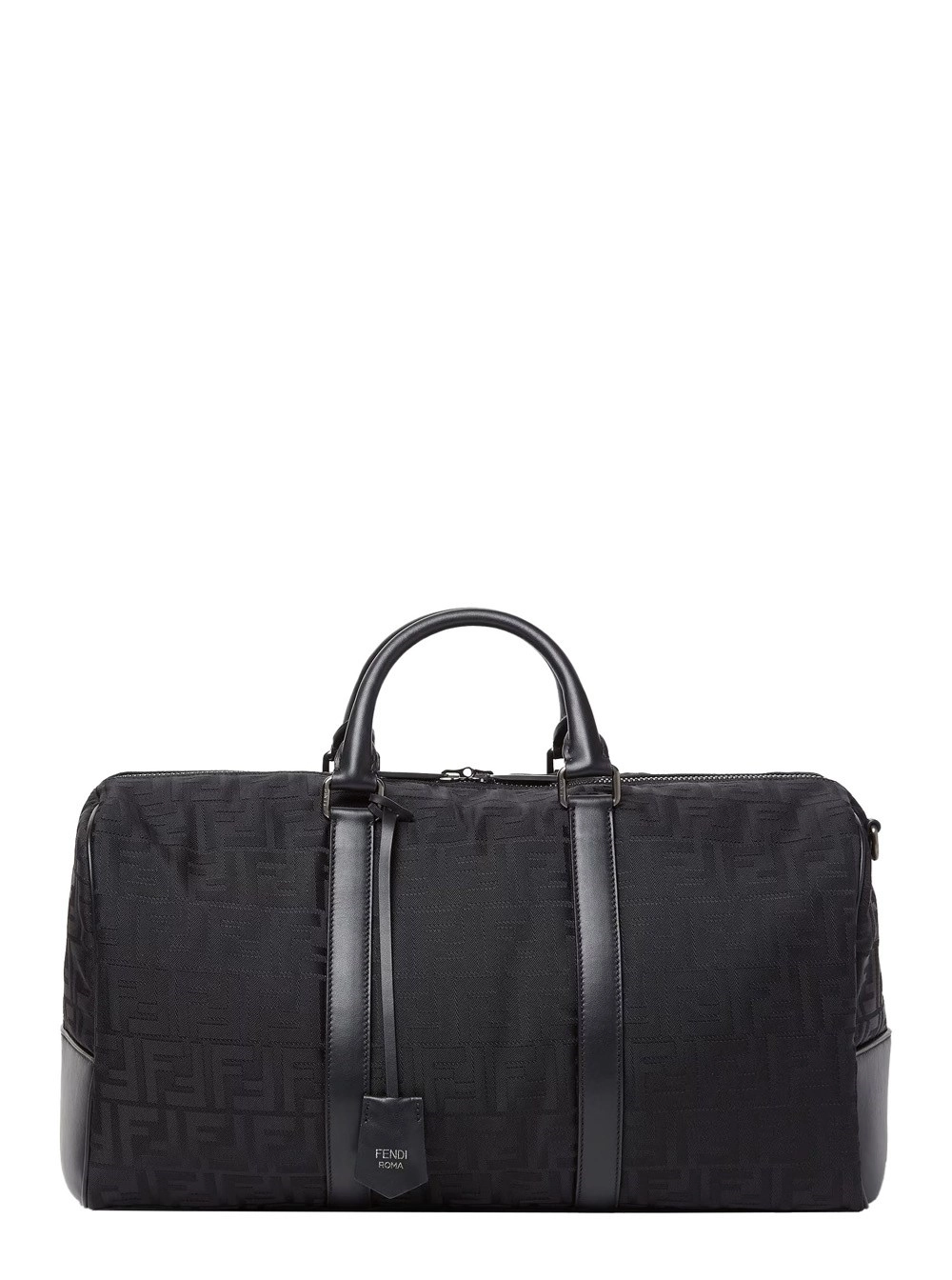 Fendi Borsa di viaggio con Tracolla Regolabile e Removibile con Lucchetto e Logo Lettering In Tessuto uomo